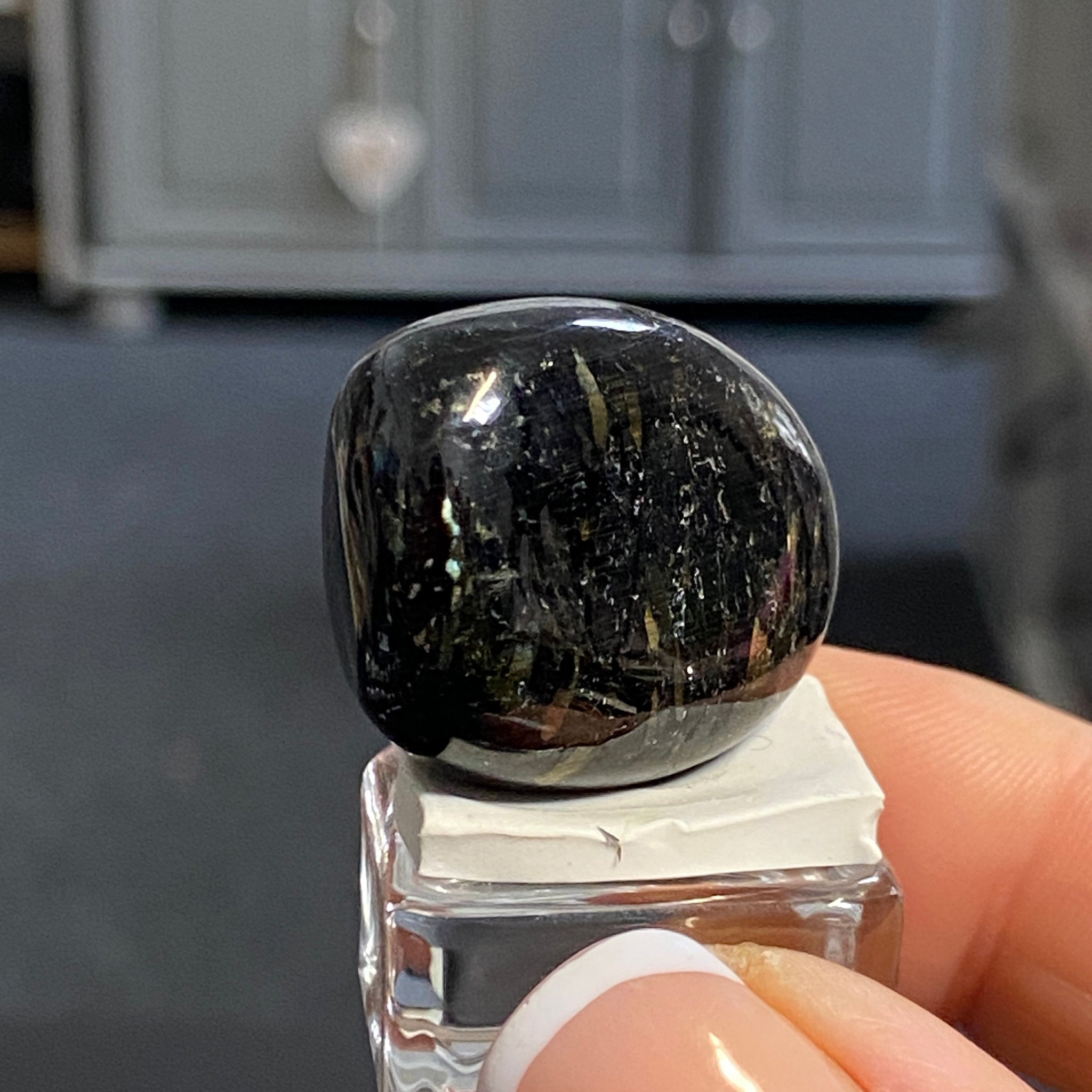 The Best Nuummite from Greenland - Tumbled Stone
