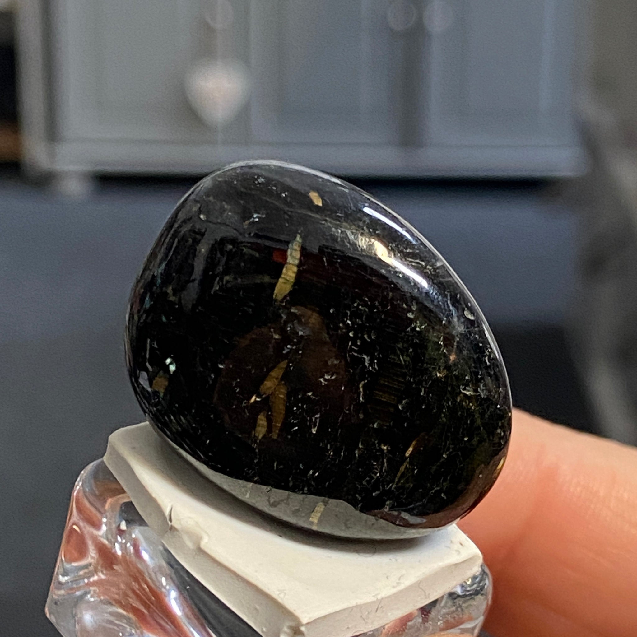The Best Nuummite from Greenland - Tumbled Stone