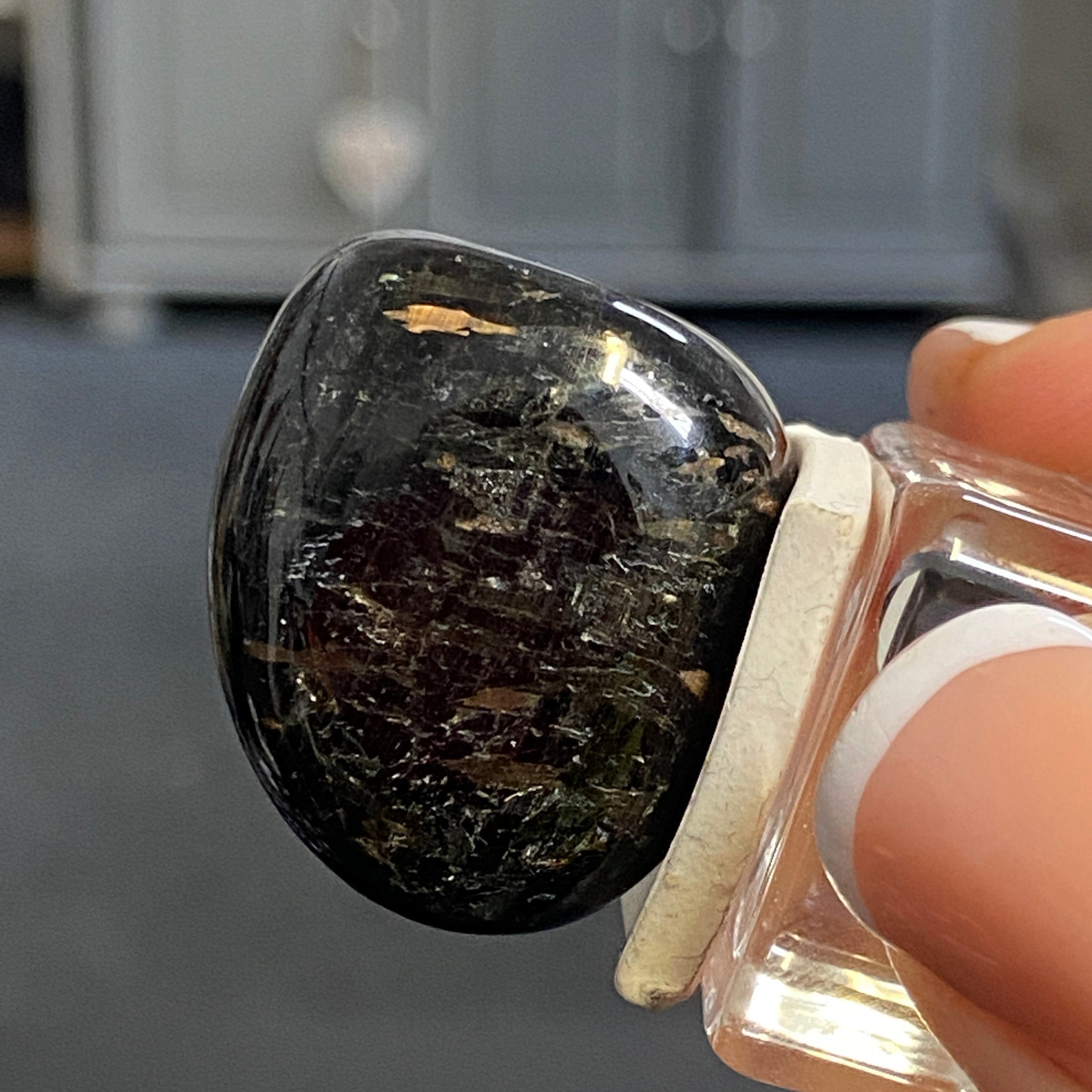 The Best Nuummite from Greenland - Tumbled Stone