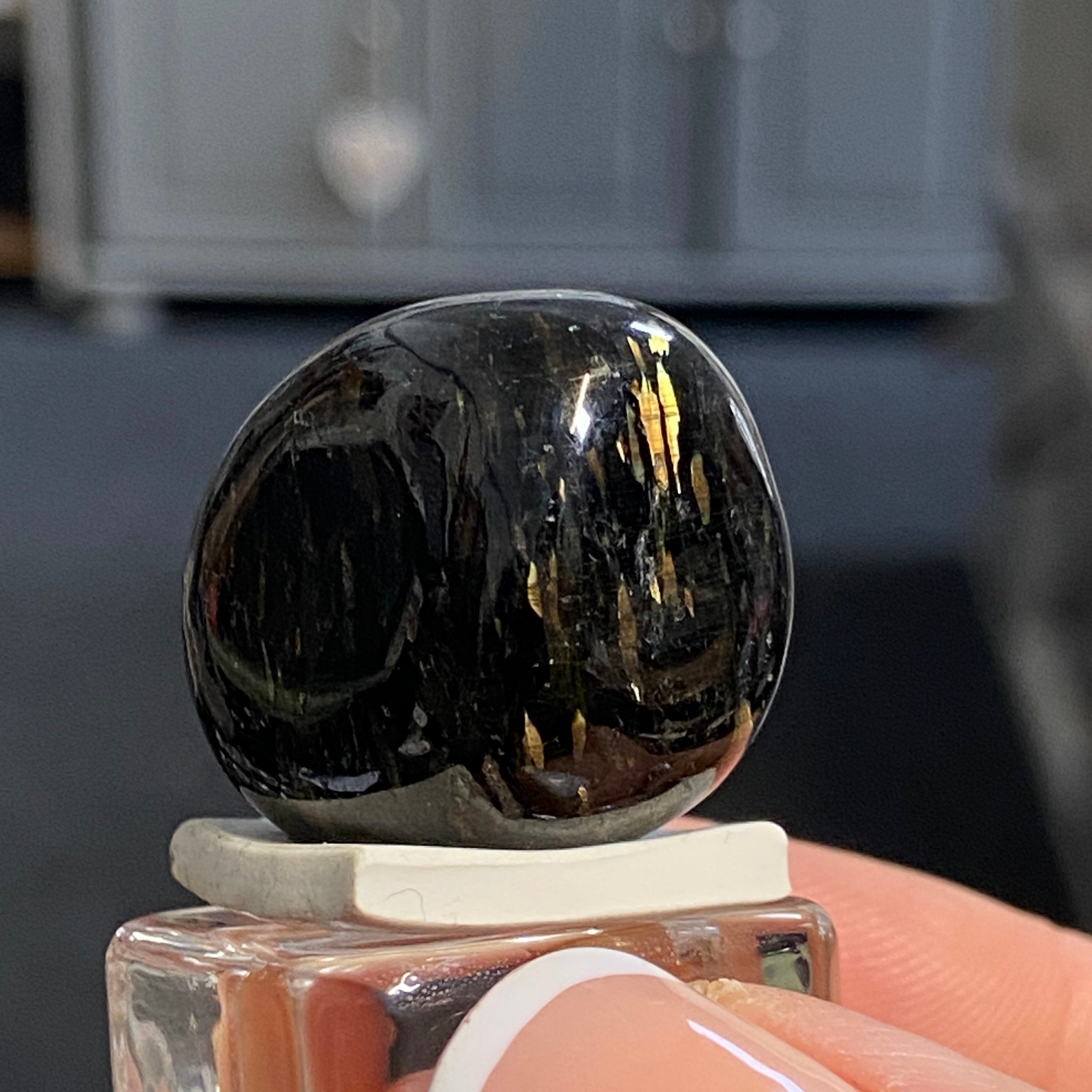 The Best Nuummite from Greenland - Tumbled Stone
