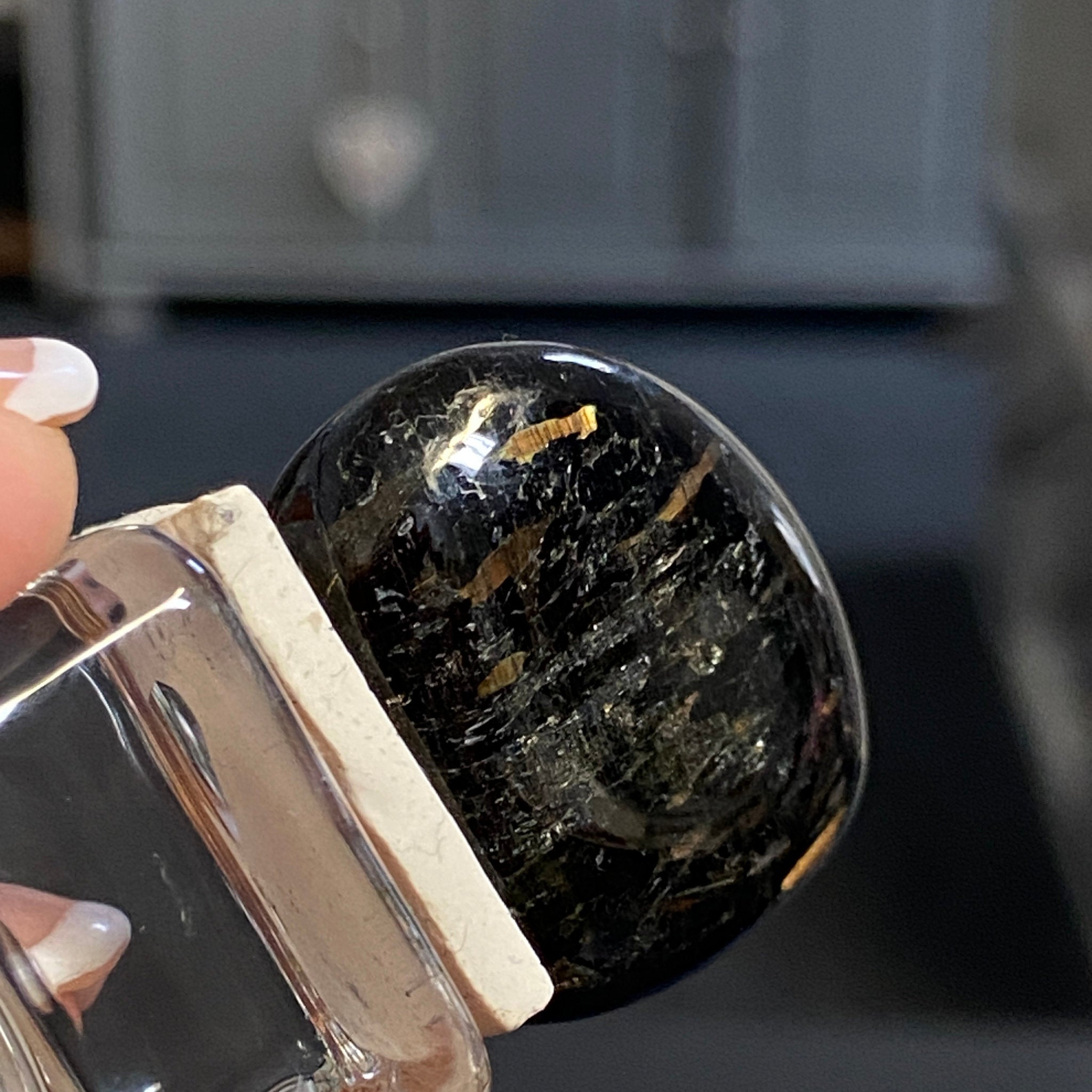 The Best Nuummite from Greenland - Tumbled Stone