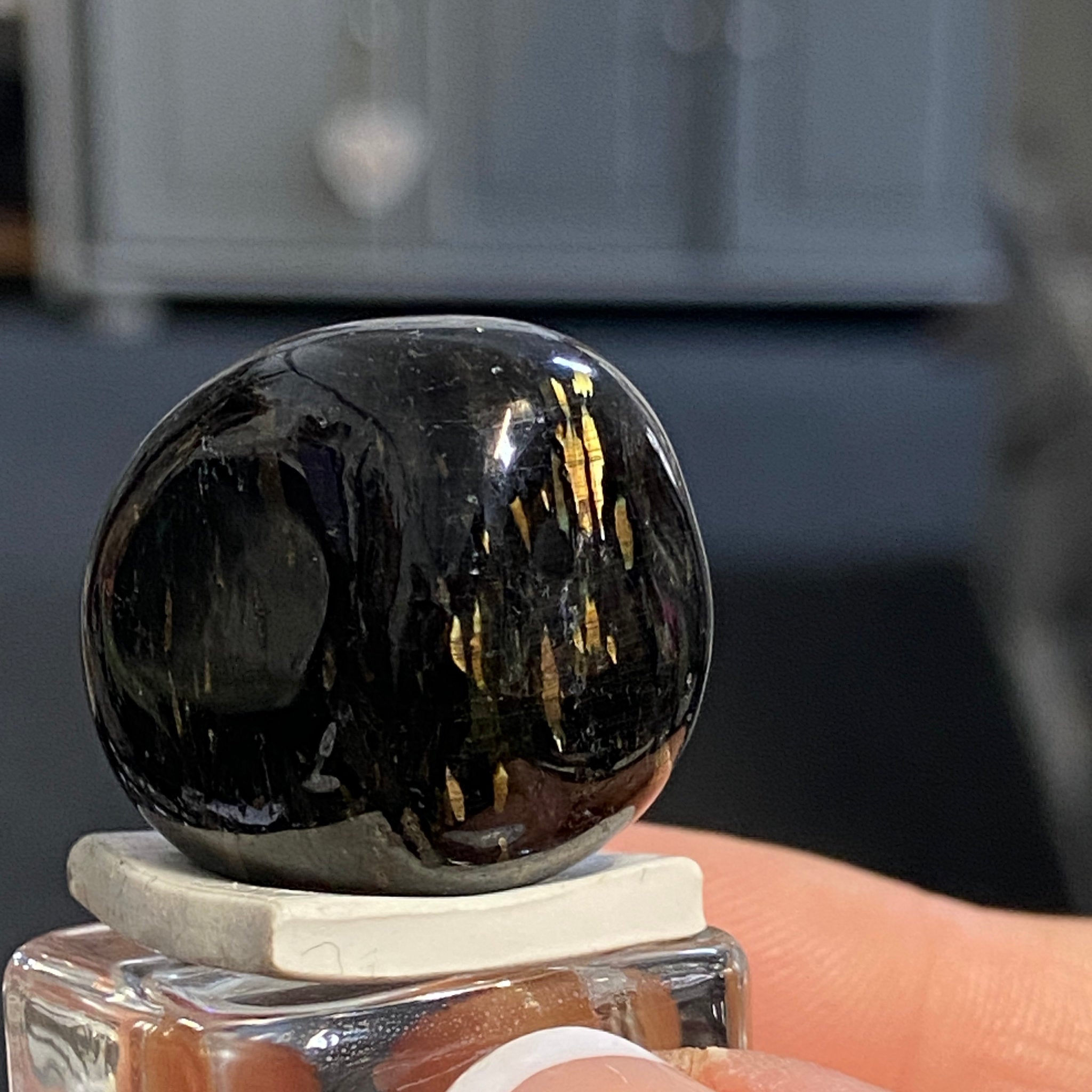 The Best Nuummite from Greenland - Tumbled Stone
