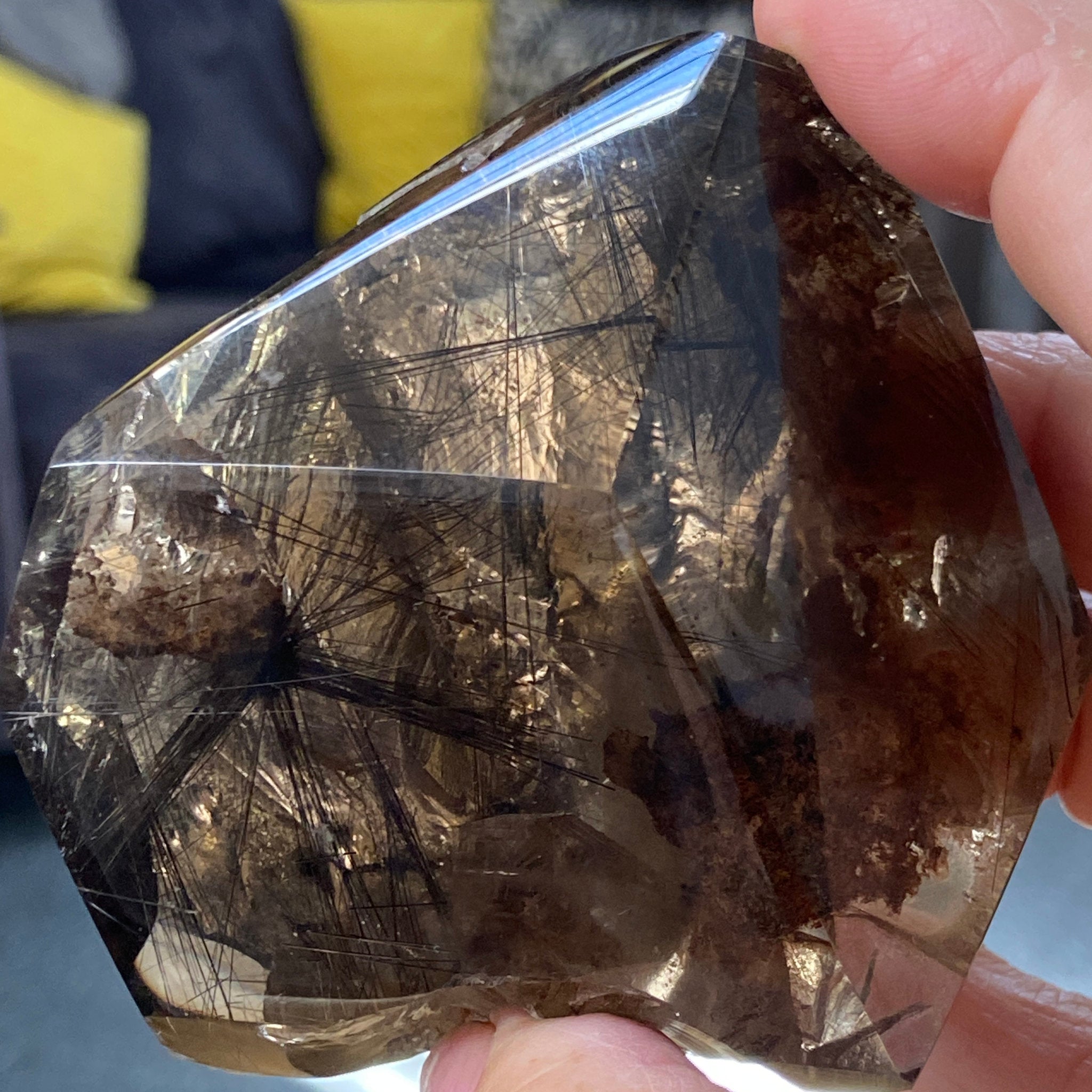 Private Collection - AAA Smoky Rutile Quartz Freeform – Brazil