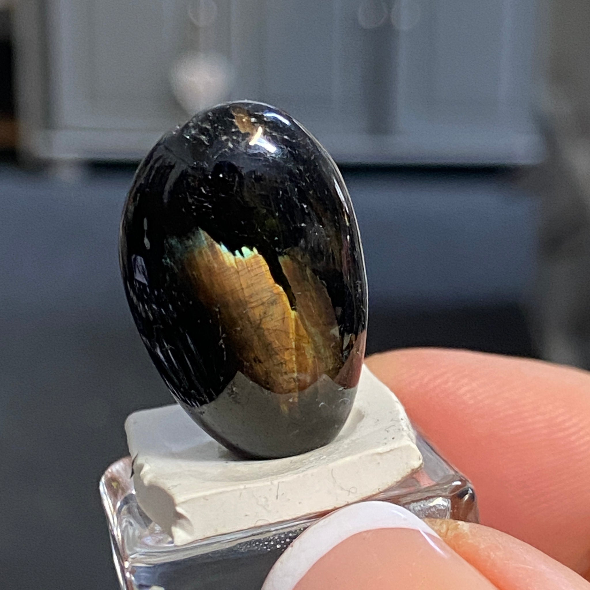 The Best Nuummite from Greenland - Tumbled Stone