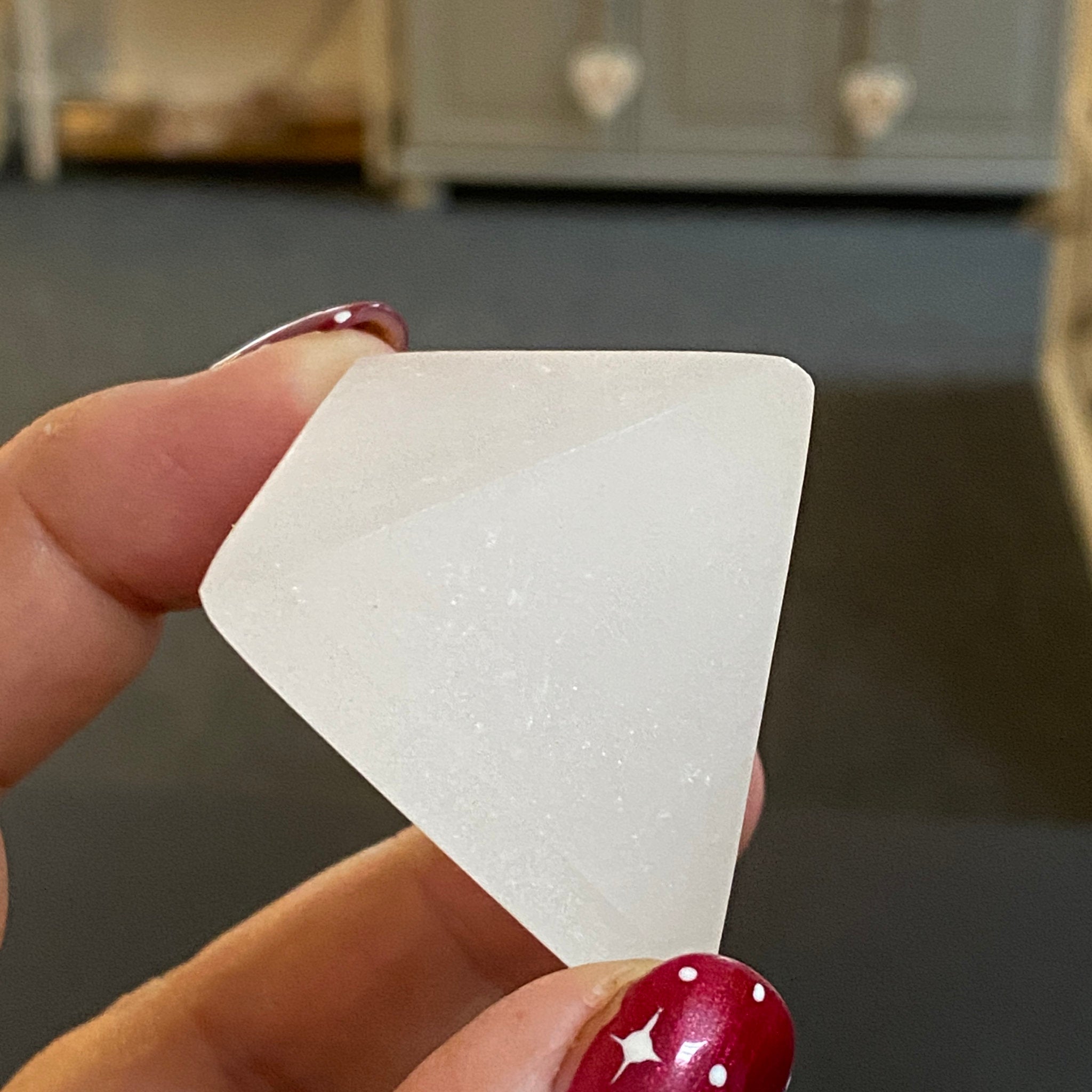 Satin Spar - Selenite Pyramid