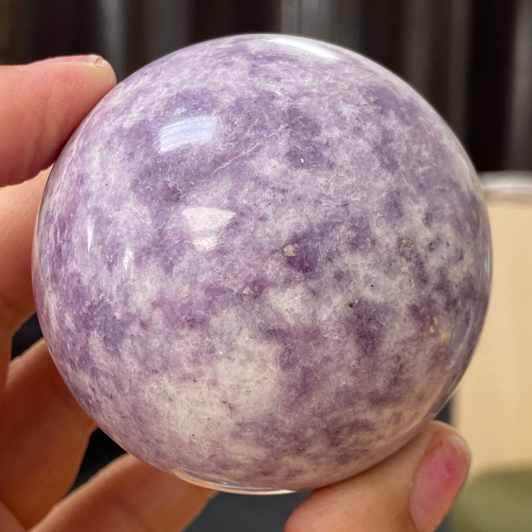 Lepidolite Sphere – Brazil