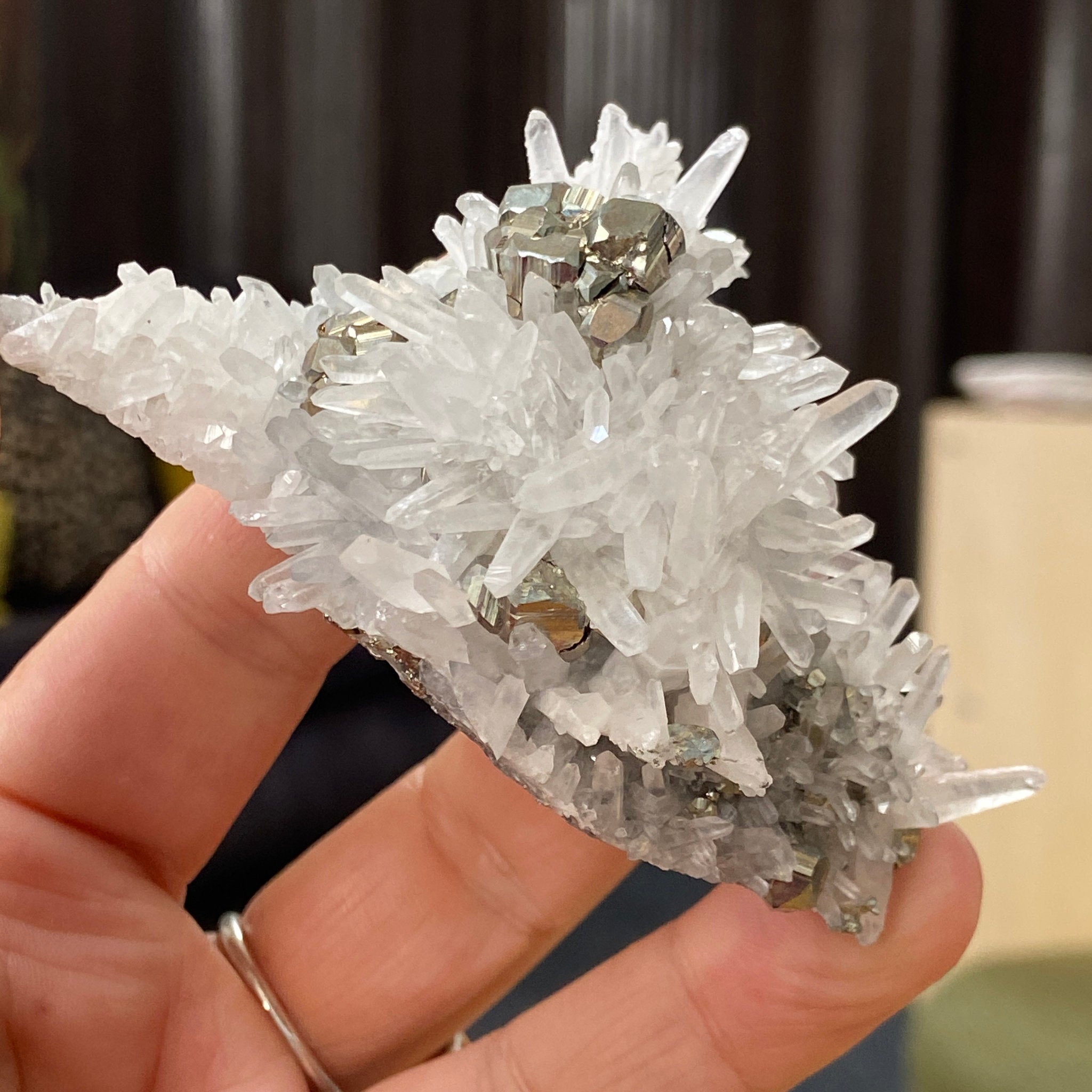 Quartz & Pyrite Cluster – Huanzala Mine, Peru