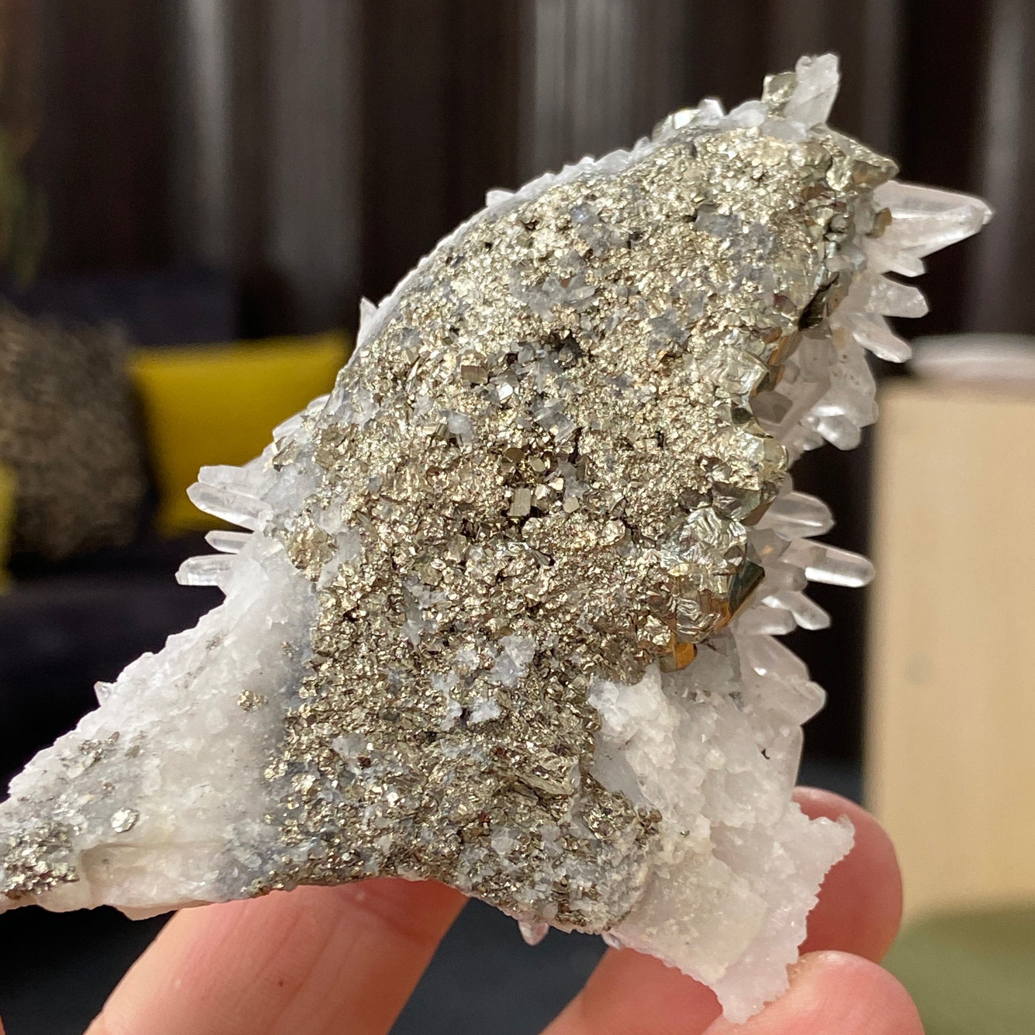 Quartz & Pyrite Cluster – Huanzala Mine, Peru