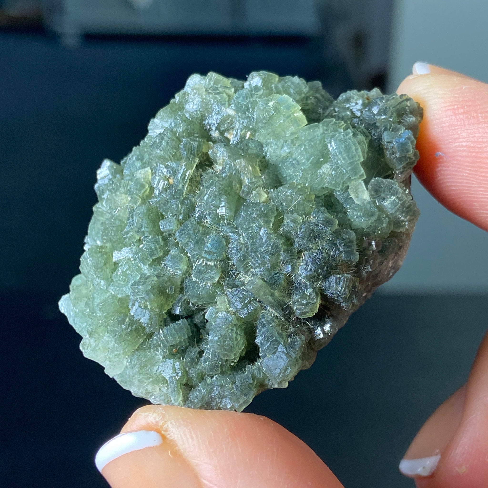 Crystallised Prehnite – Morocco