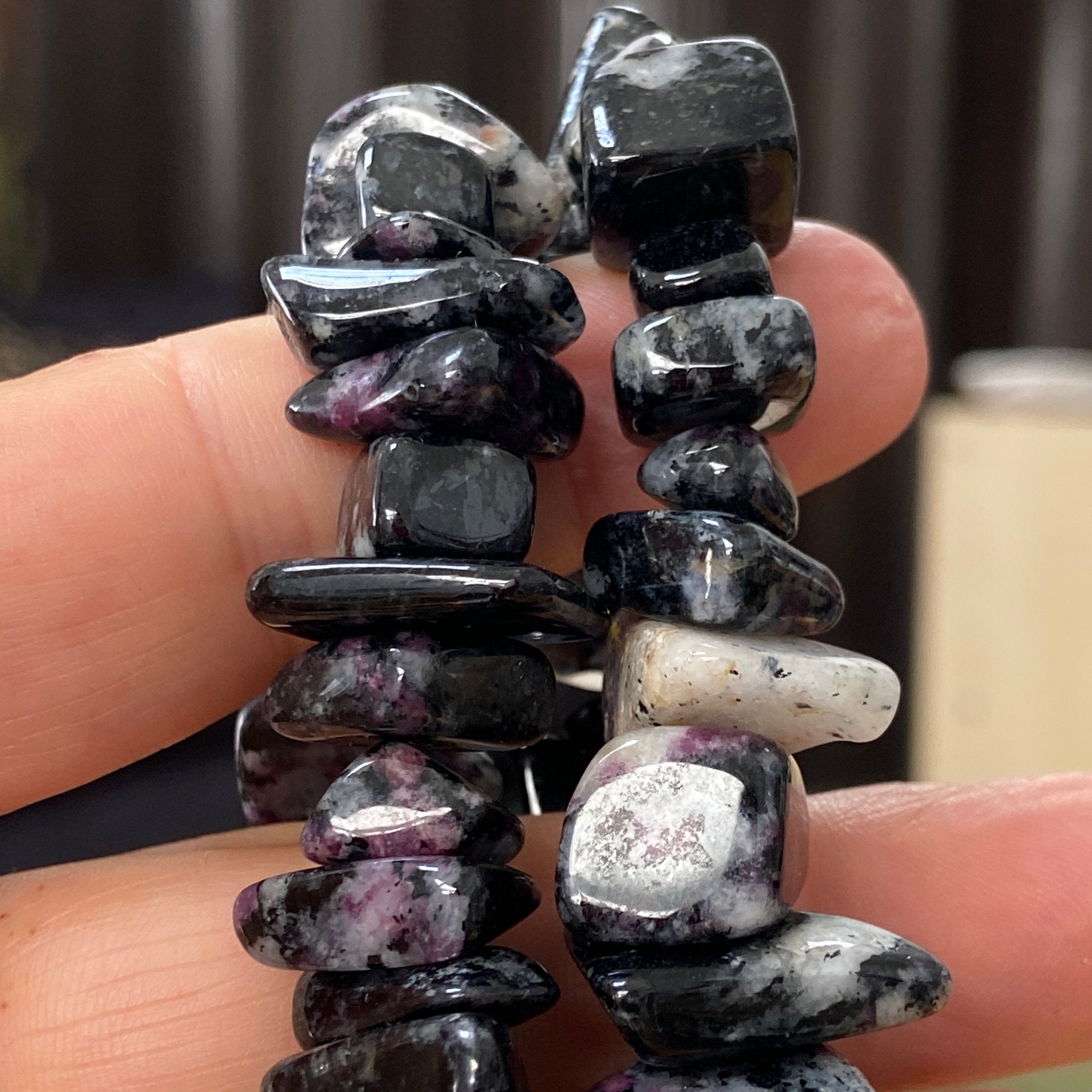 Eudialyte Chunky Stretch Bracelet – Sweden
