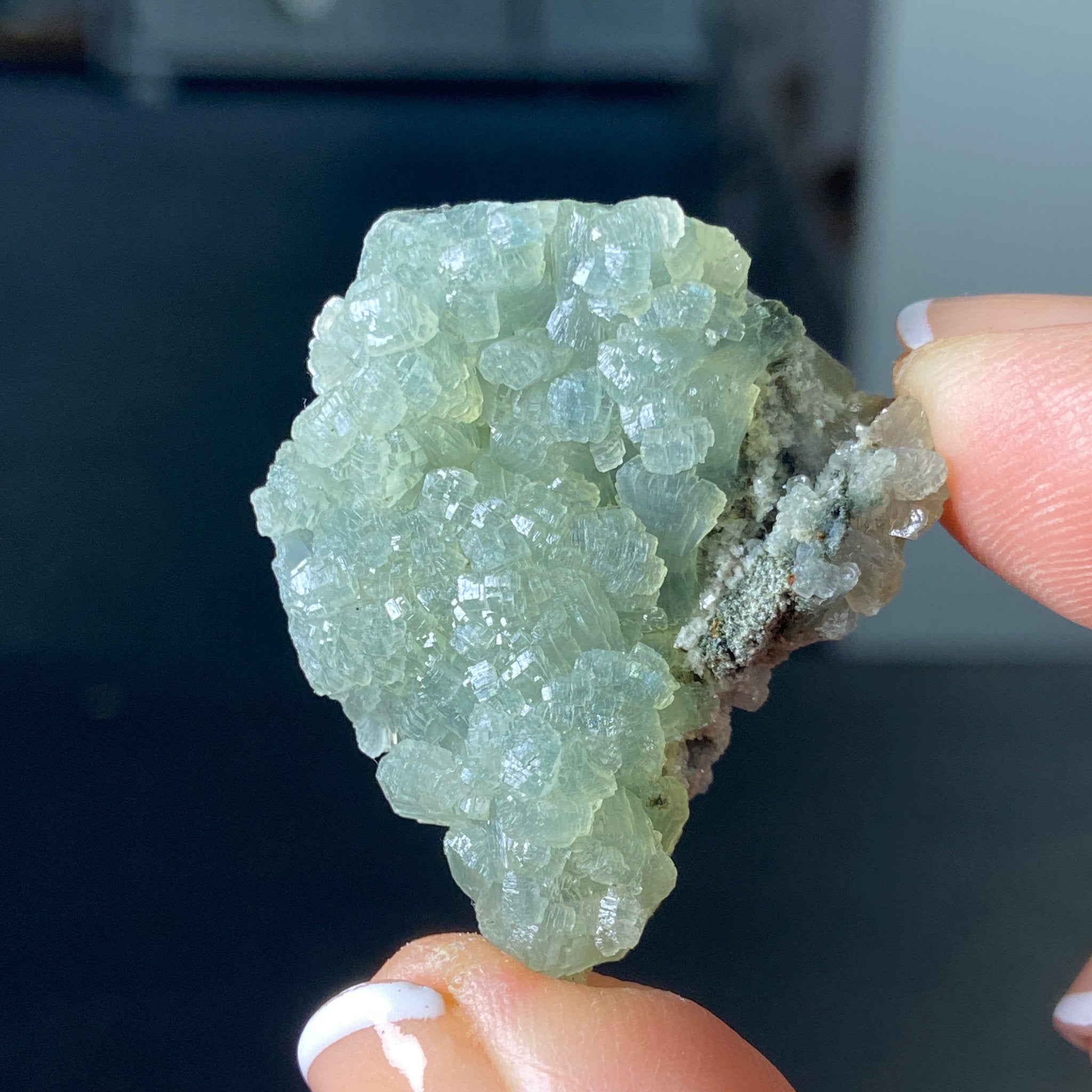 Crystallised Prehnite – Morocco
