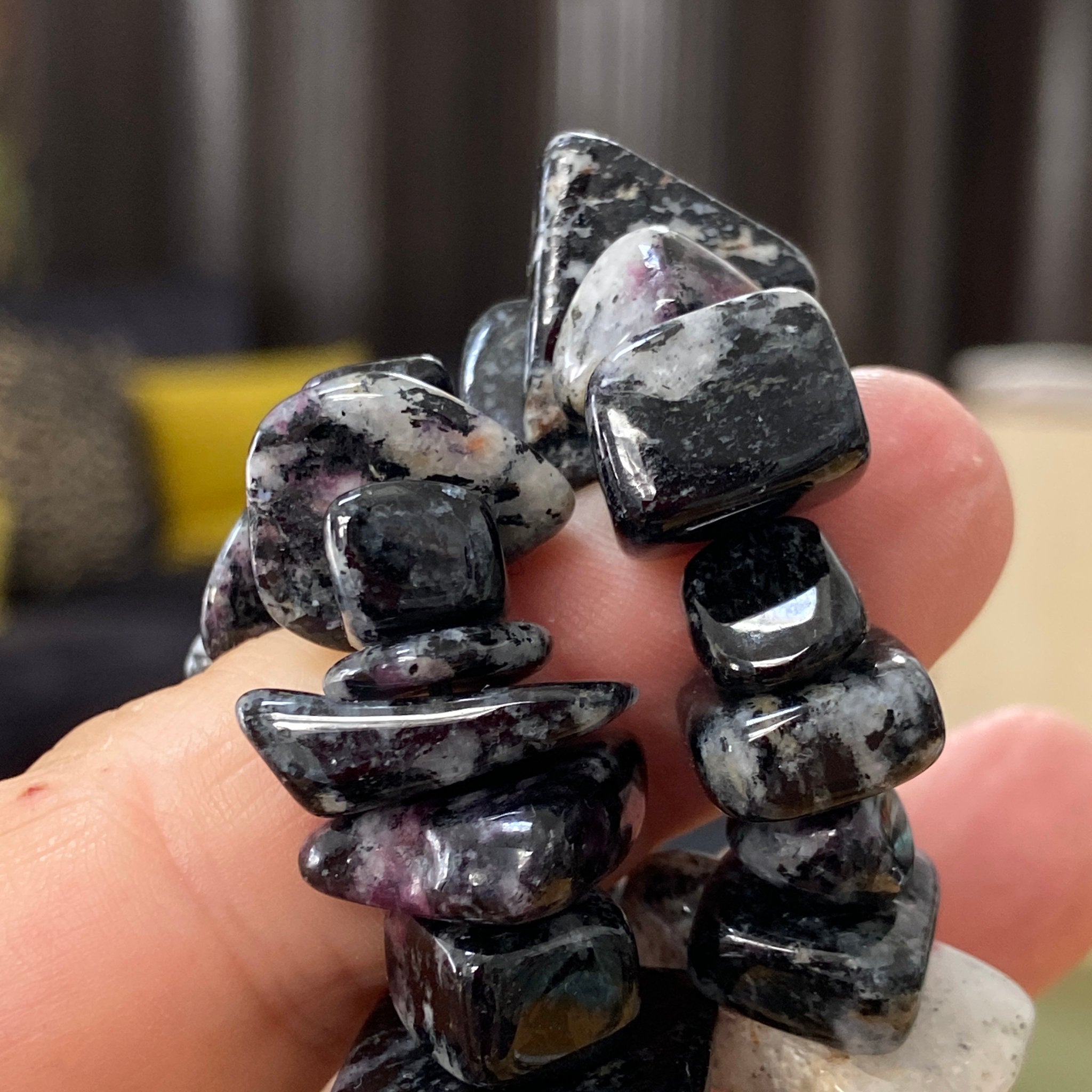 Eudialyte Chunky Stretch Bracelet – Sweden