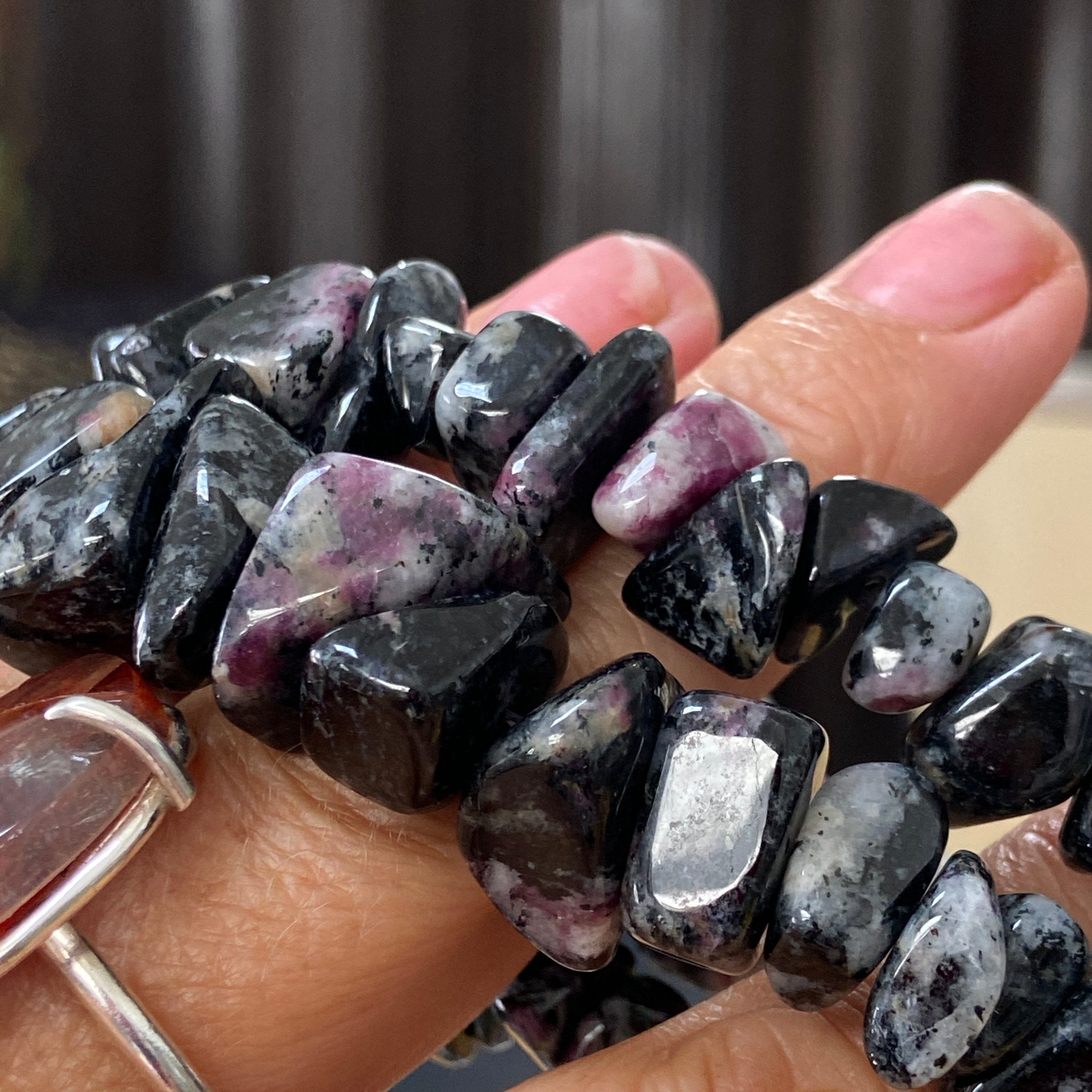 Eudialyte Chunky Stretch Bracelet – Sweden