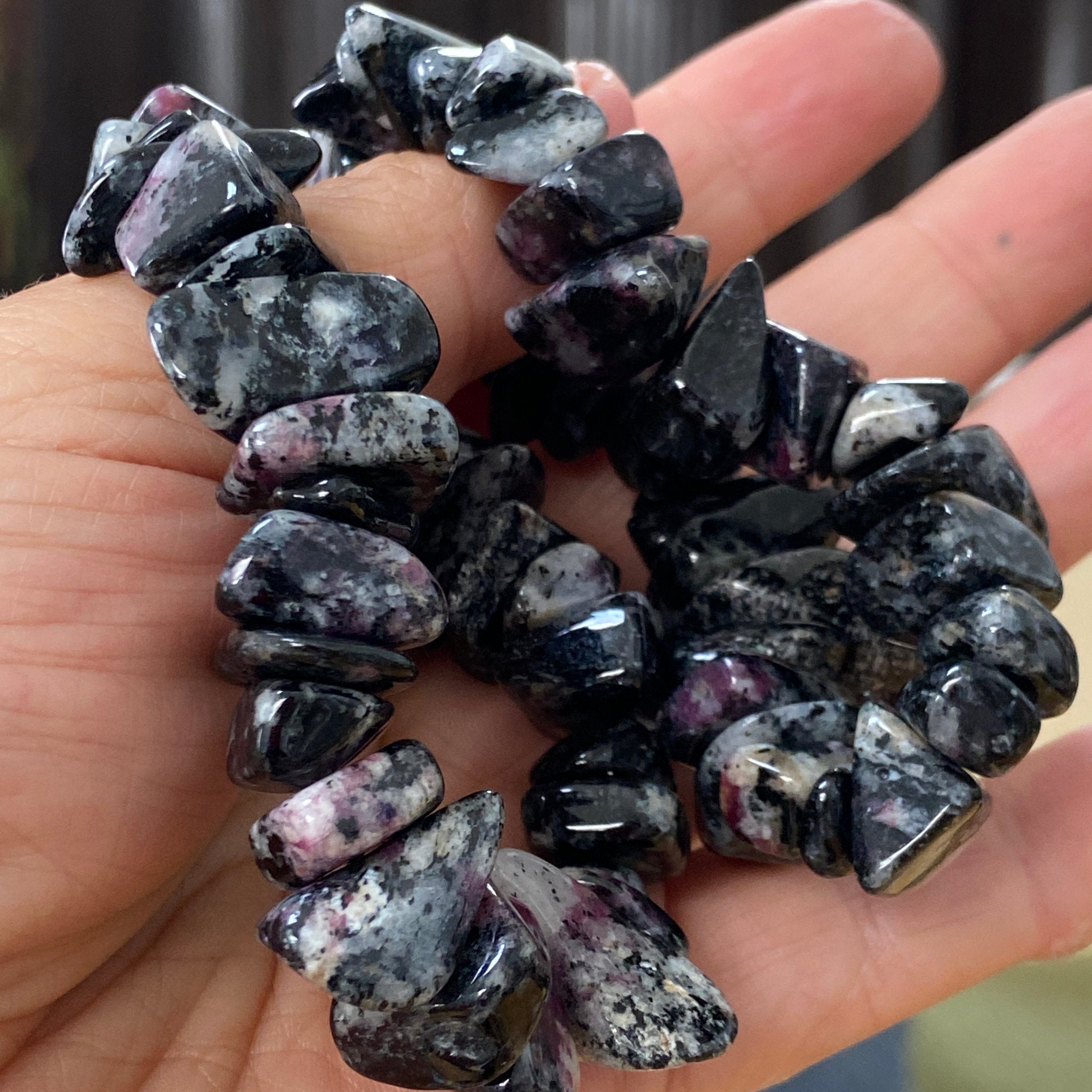 Eudialyte Chunky Stretch Bracelet – Sweden