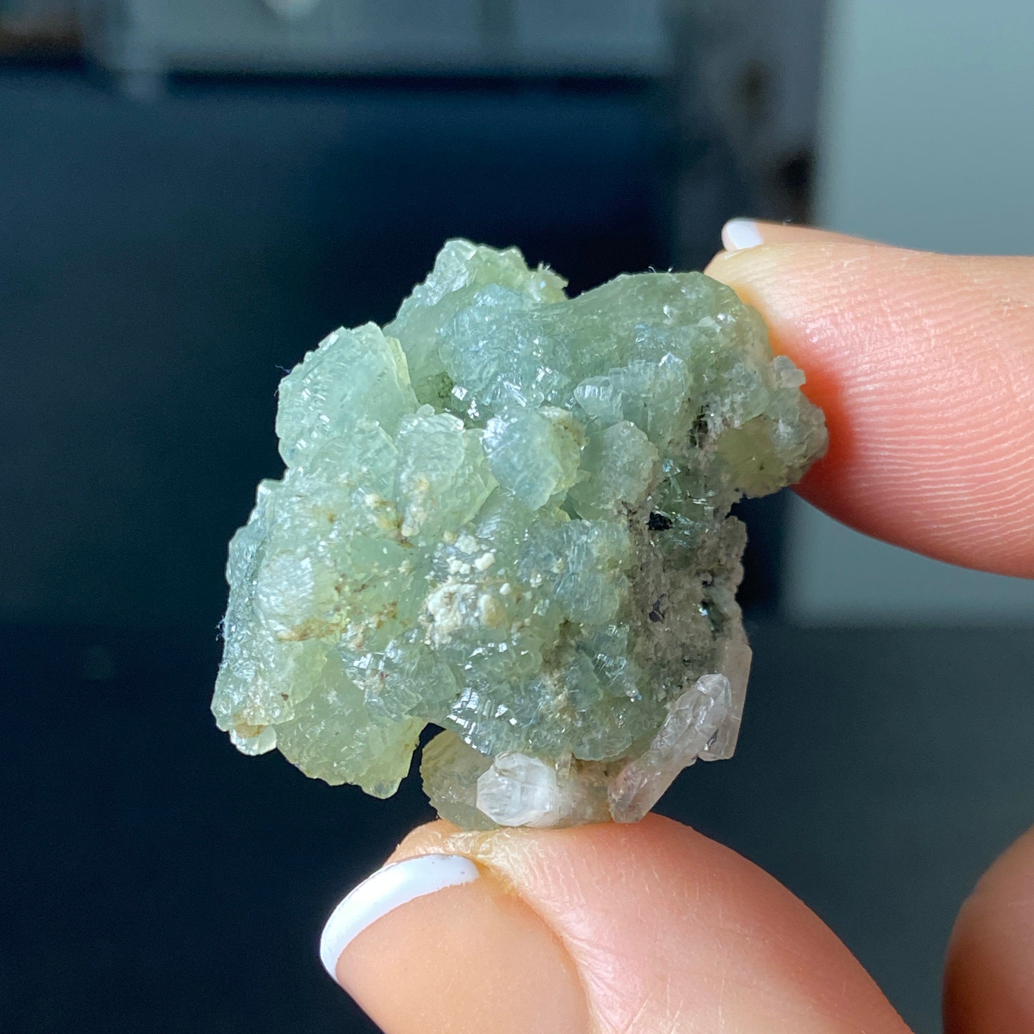 Crystallised Prehnite – Morocco
