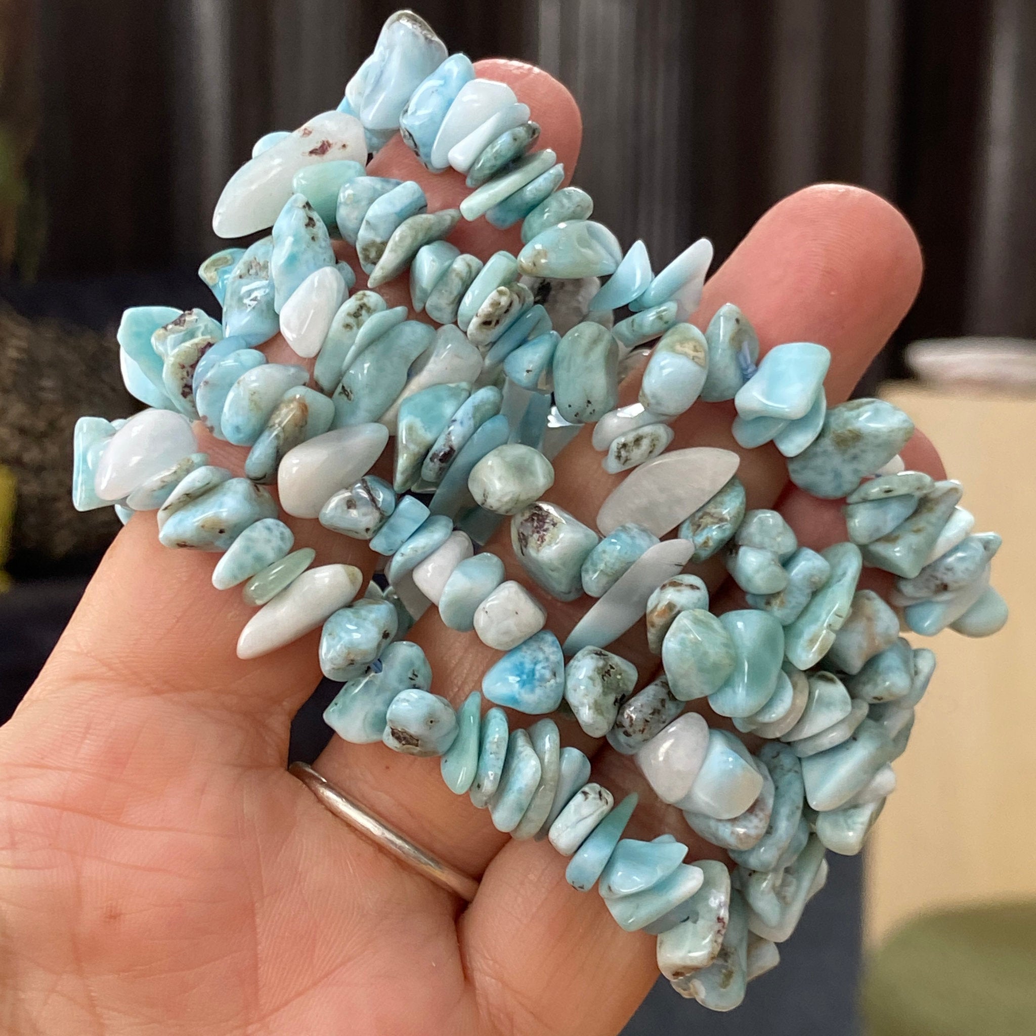 Larimar Stretch Bracelet – Dominican Republic