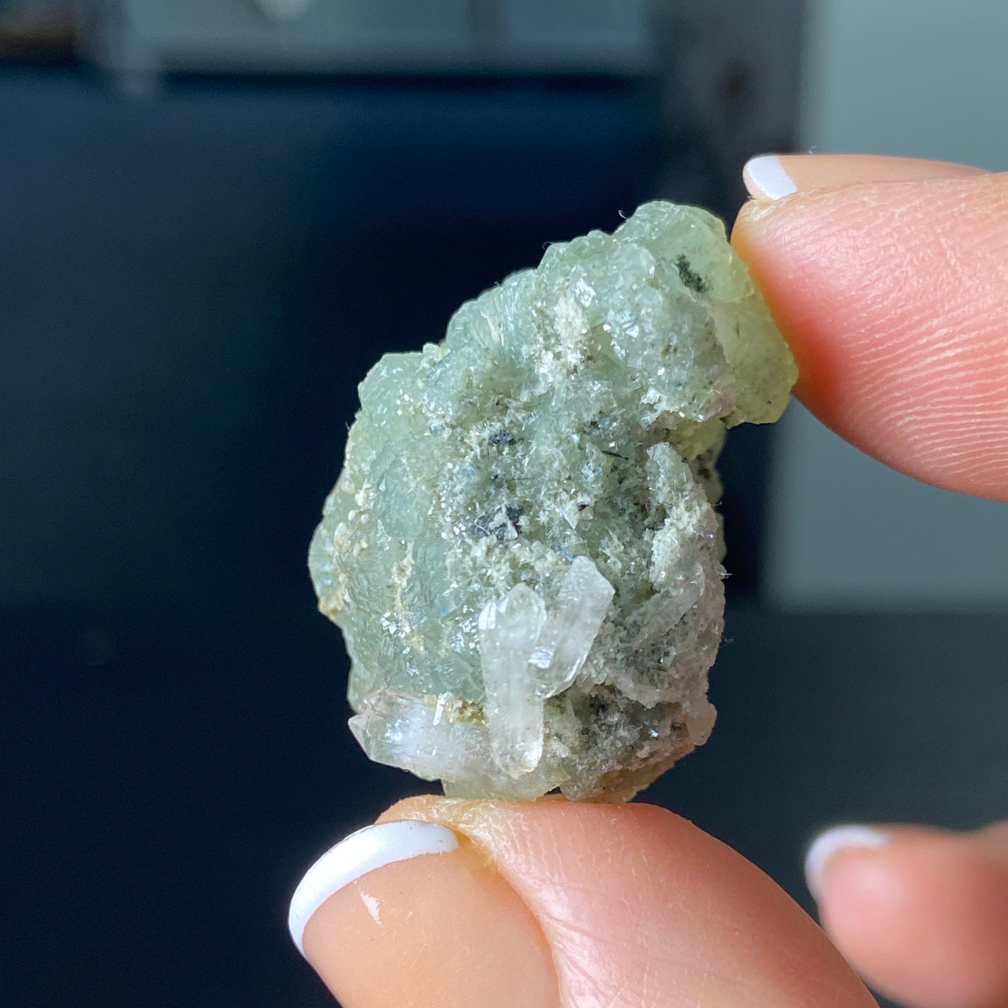 Crystallised Prehnite – Morocco