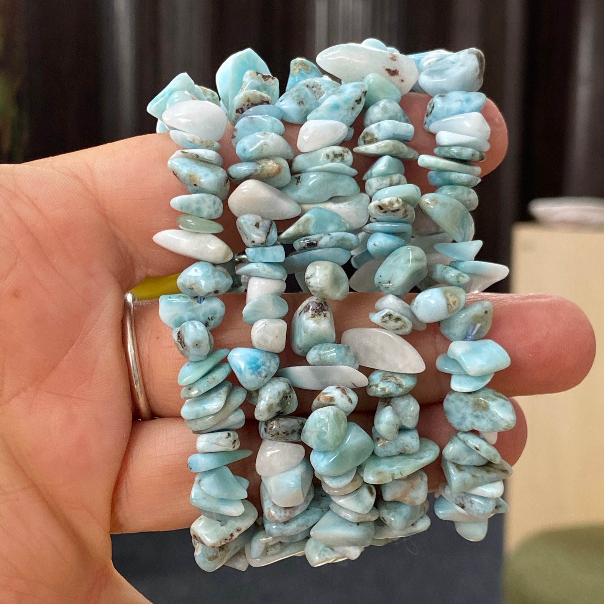 Larimar Stretch Bracelet – Dominican Republic