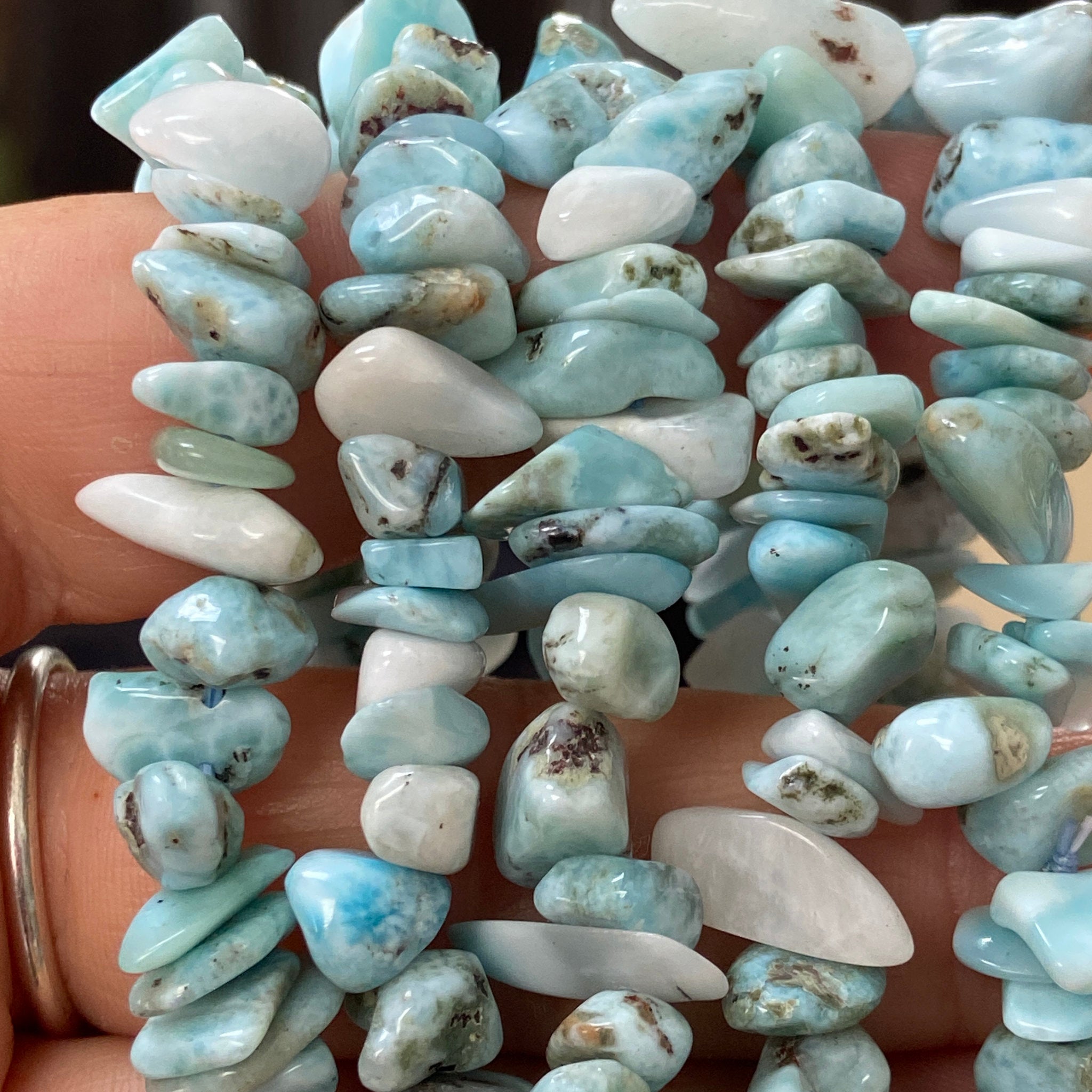 Larimar Stretch Bracelet – Dominican Republic