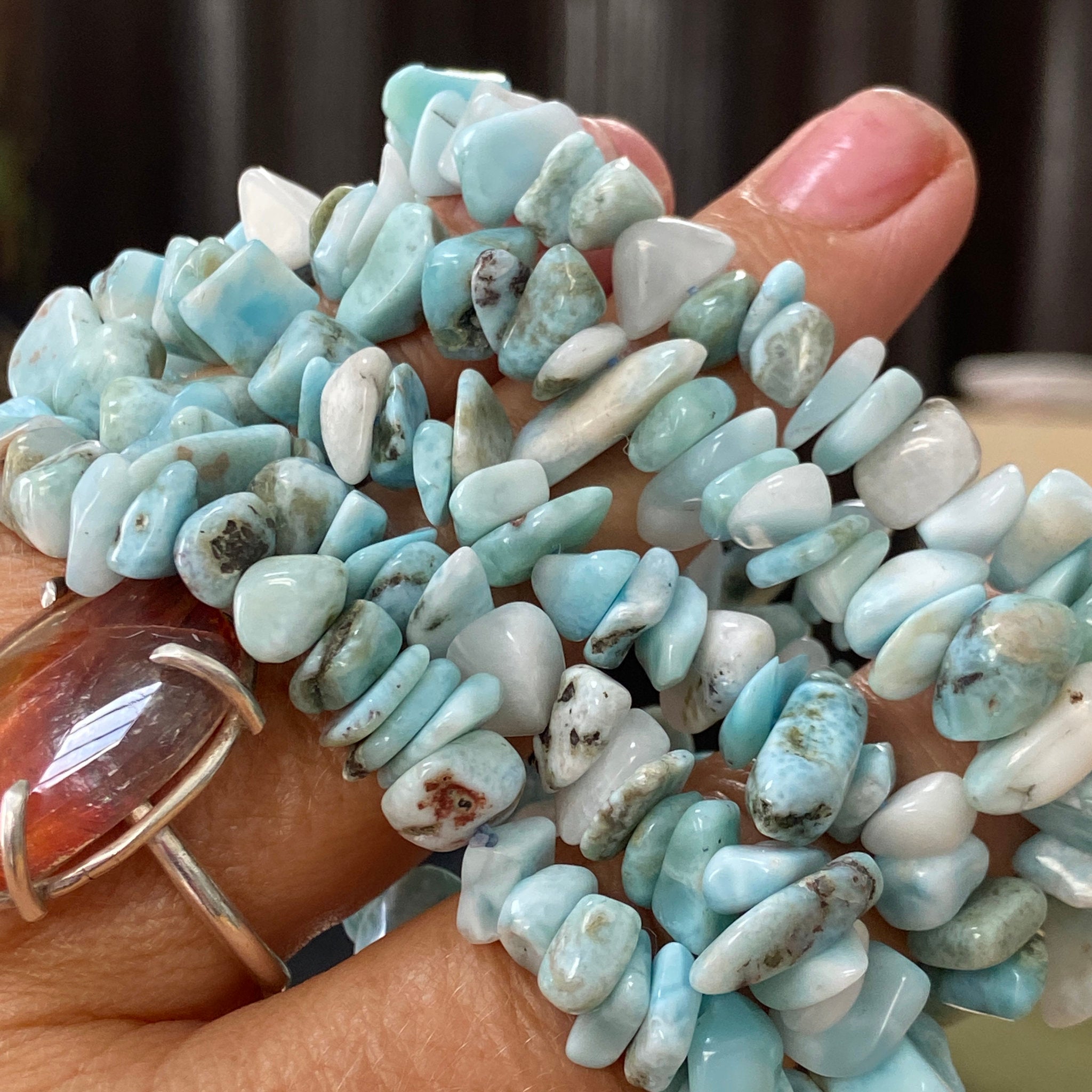 Larimar Stretch Bracelet – Dominican Republic