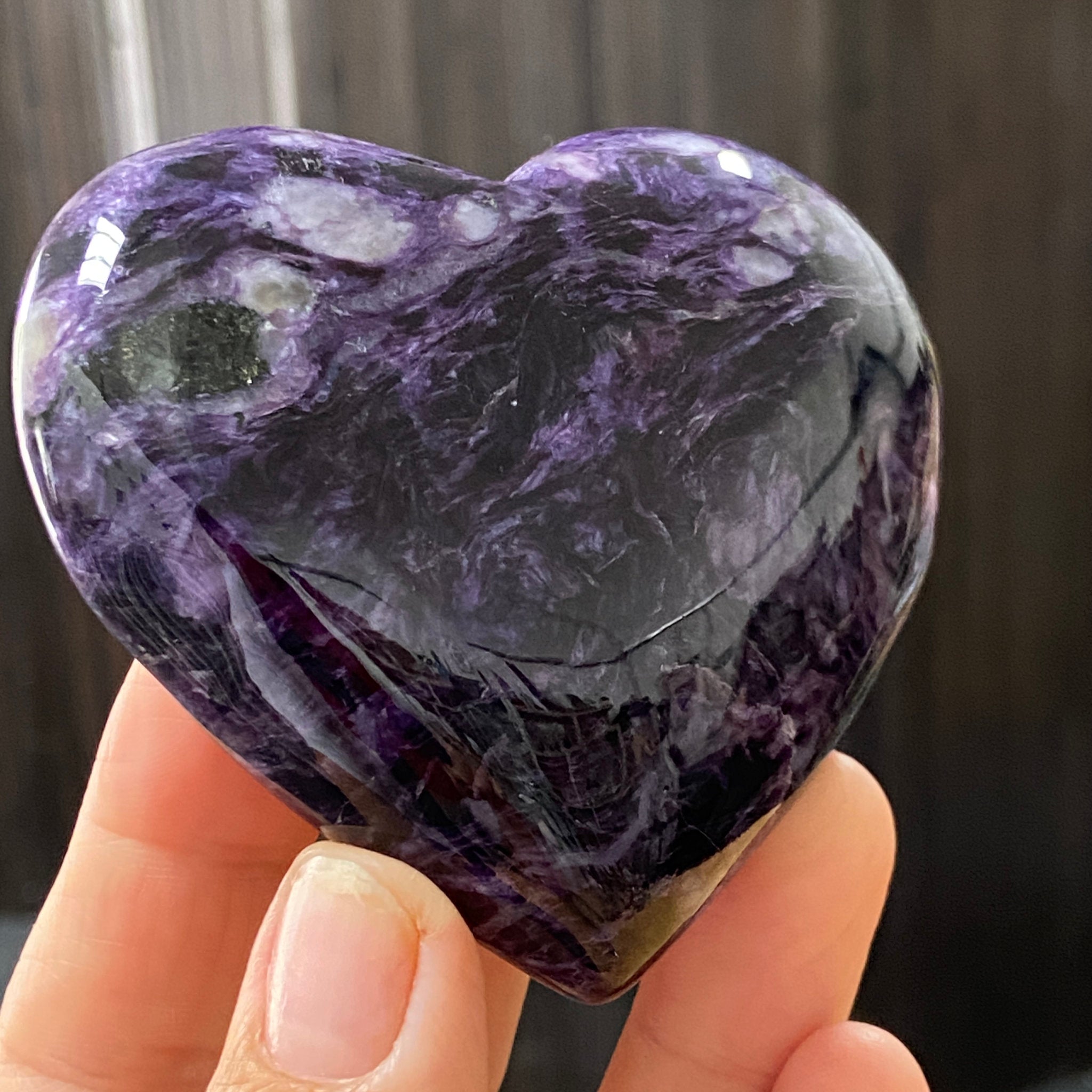 Charoite Heart – Russia