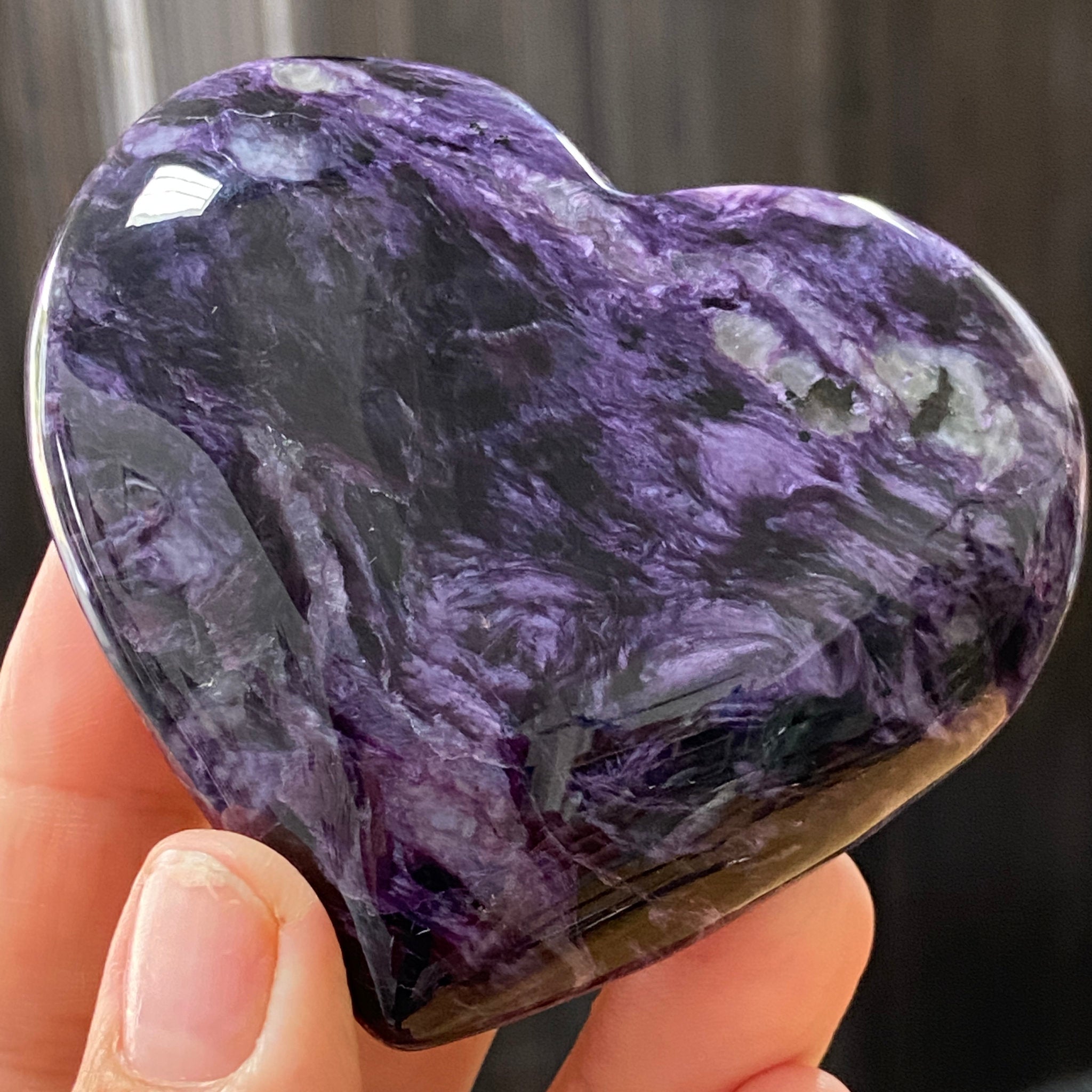 Charoite Heart – Russia