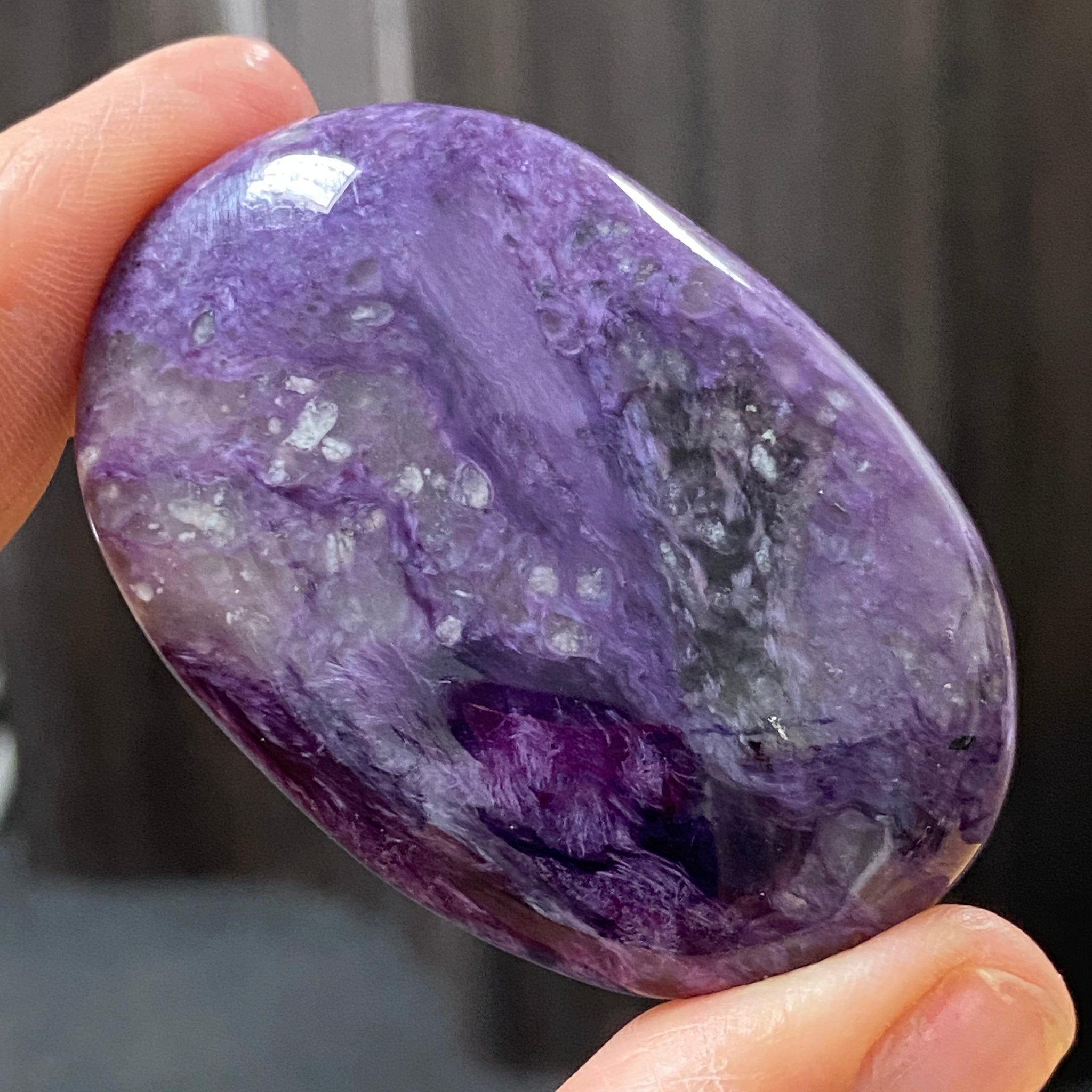 Charoite Palmstone - Russia