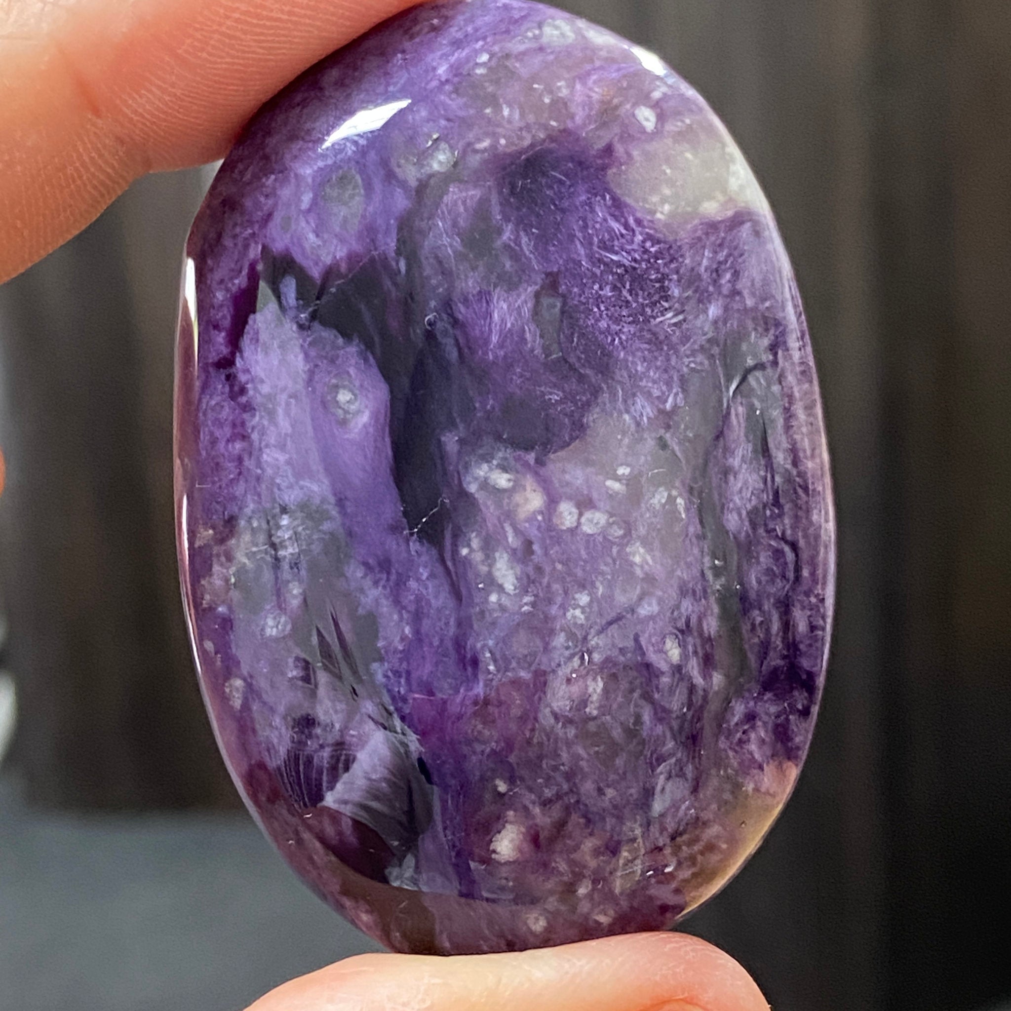 Charoite Palmstone - Russia