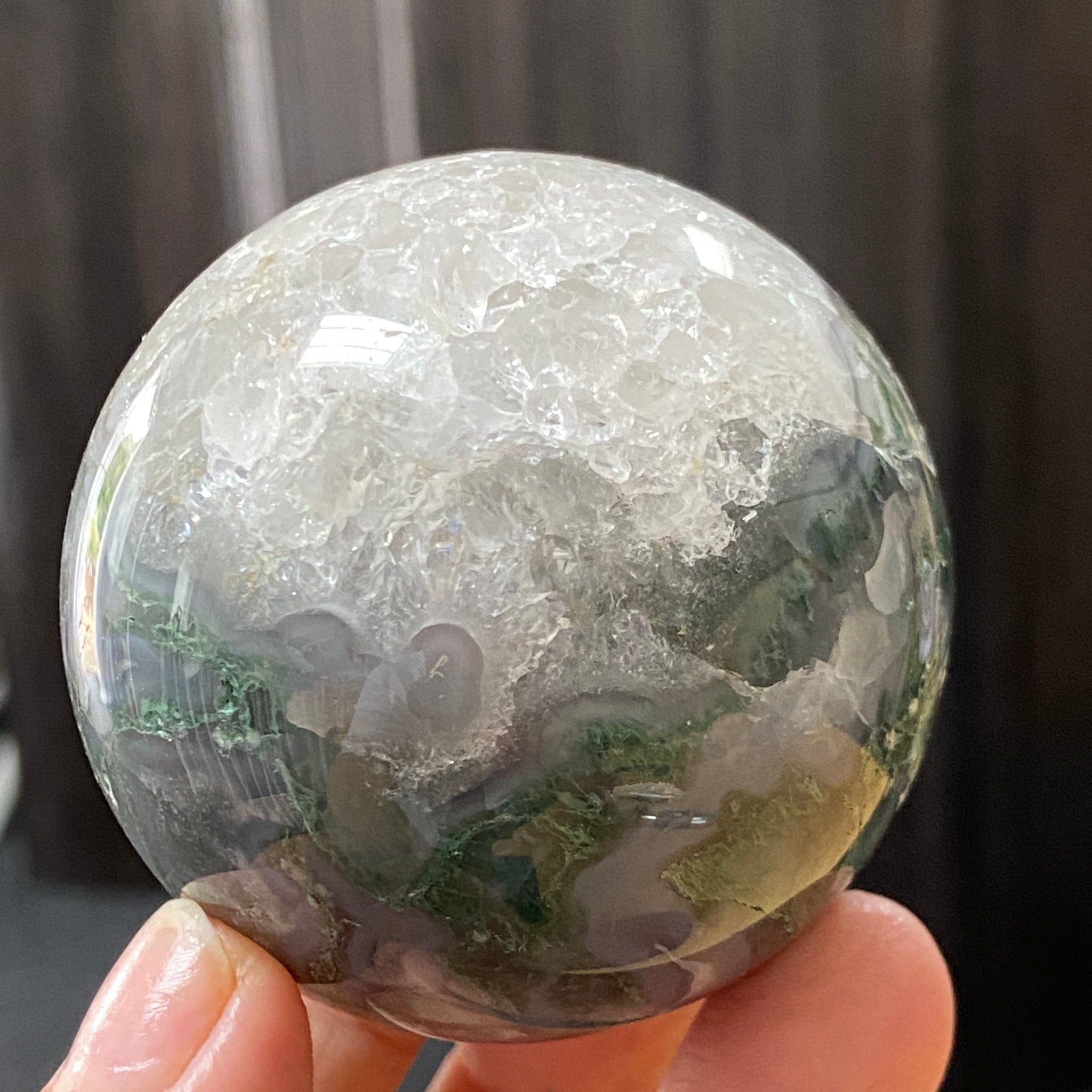 Moss Agate Sphere