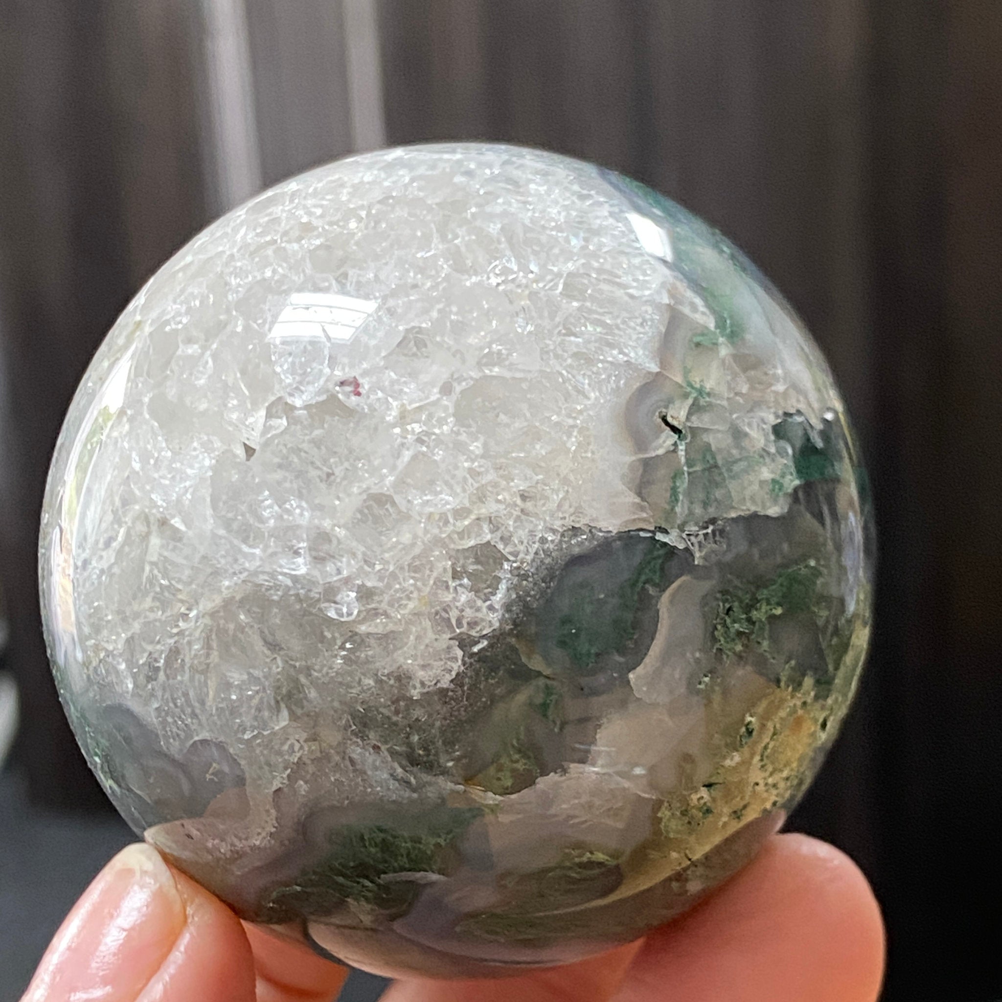 Moss Agate Sphere