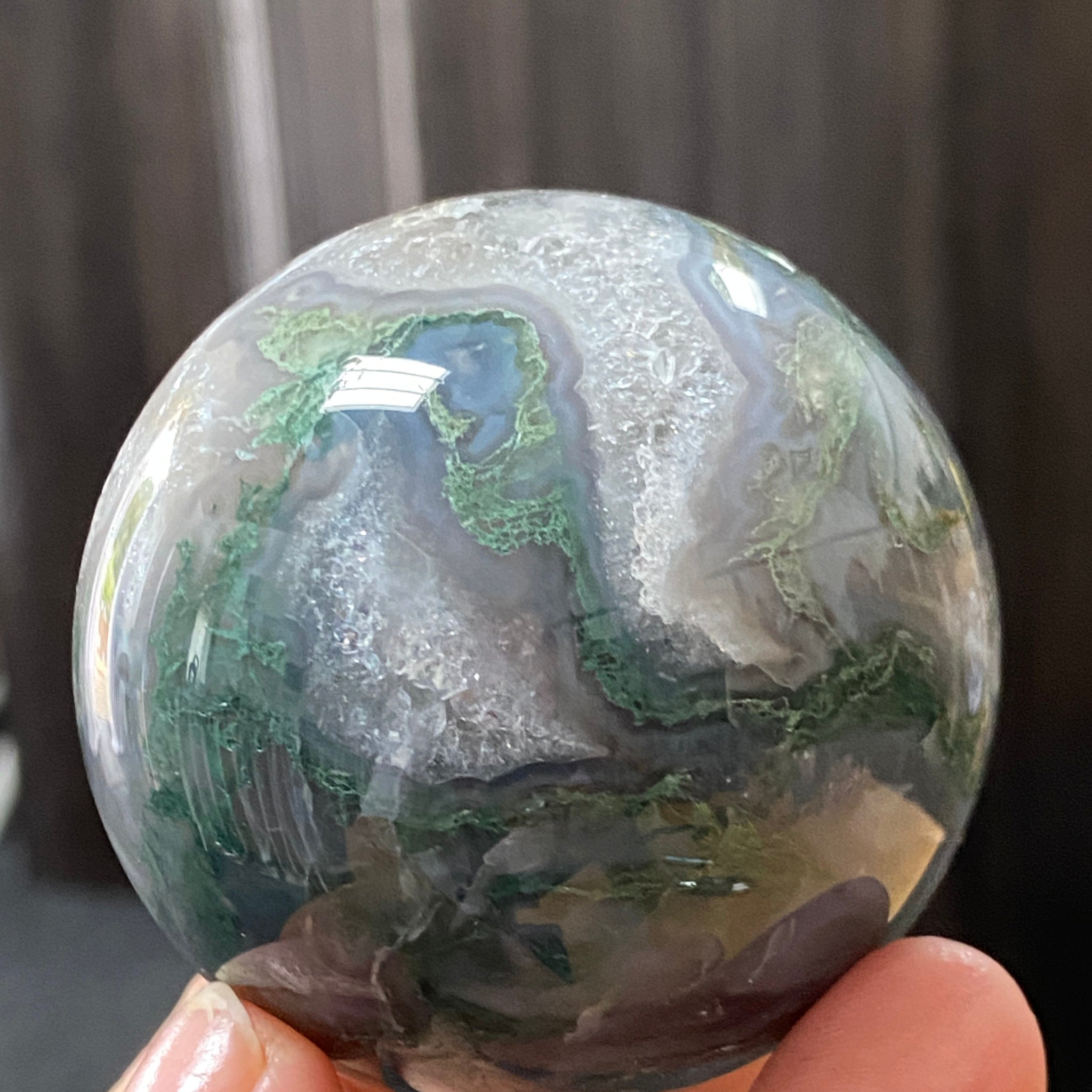 Moss Agate Sphere