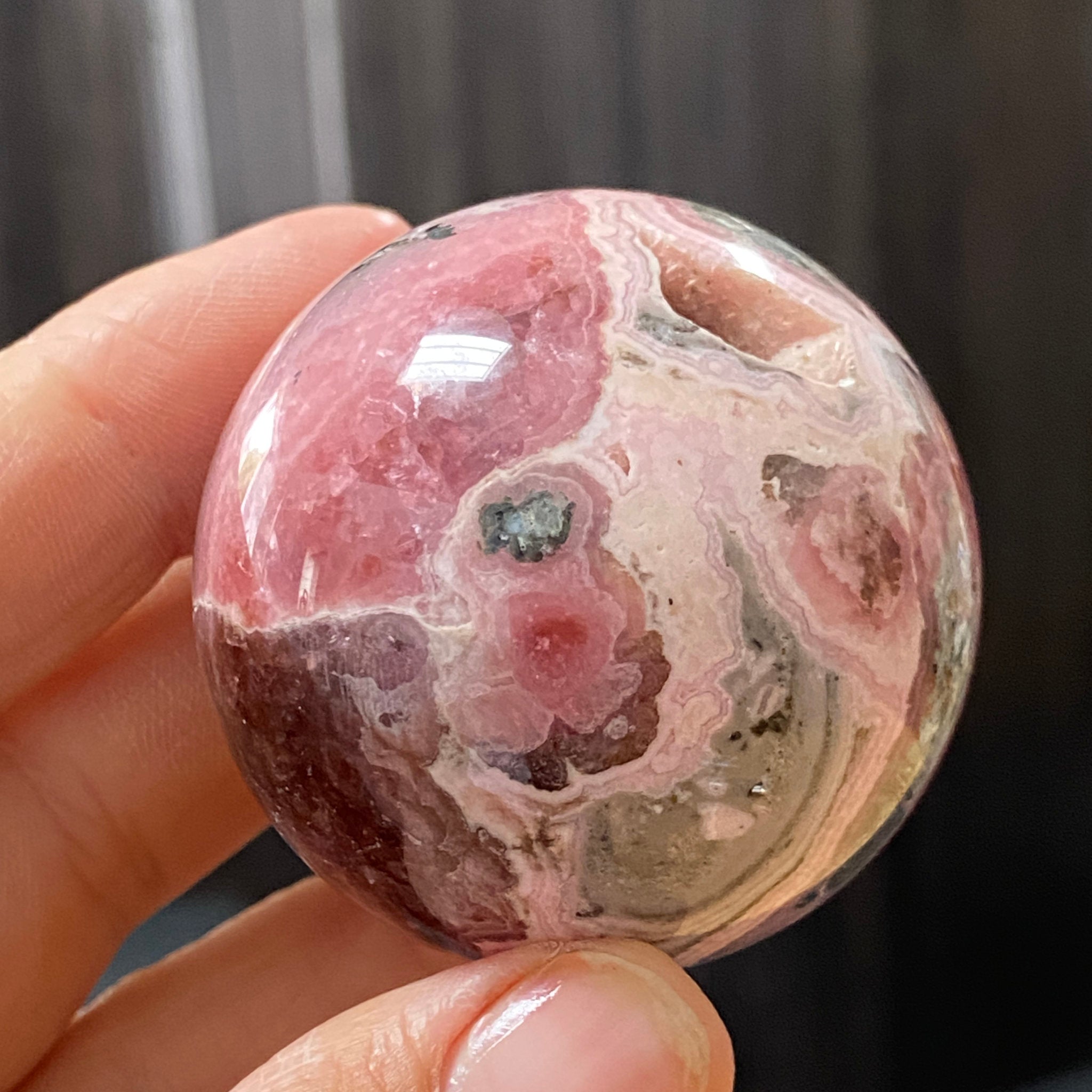 Rhodochrosite Sphere