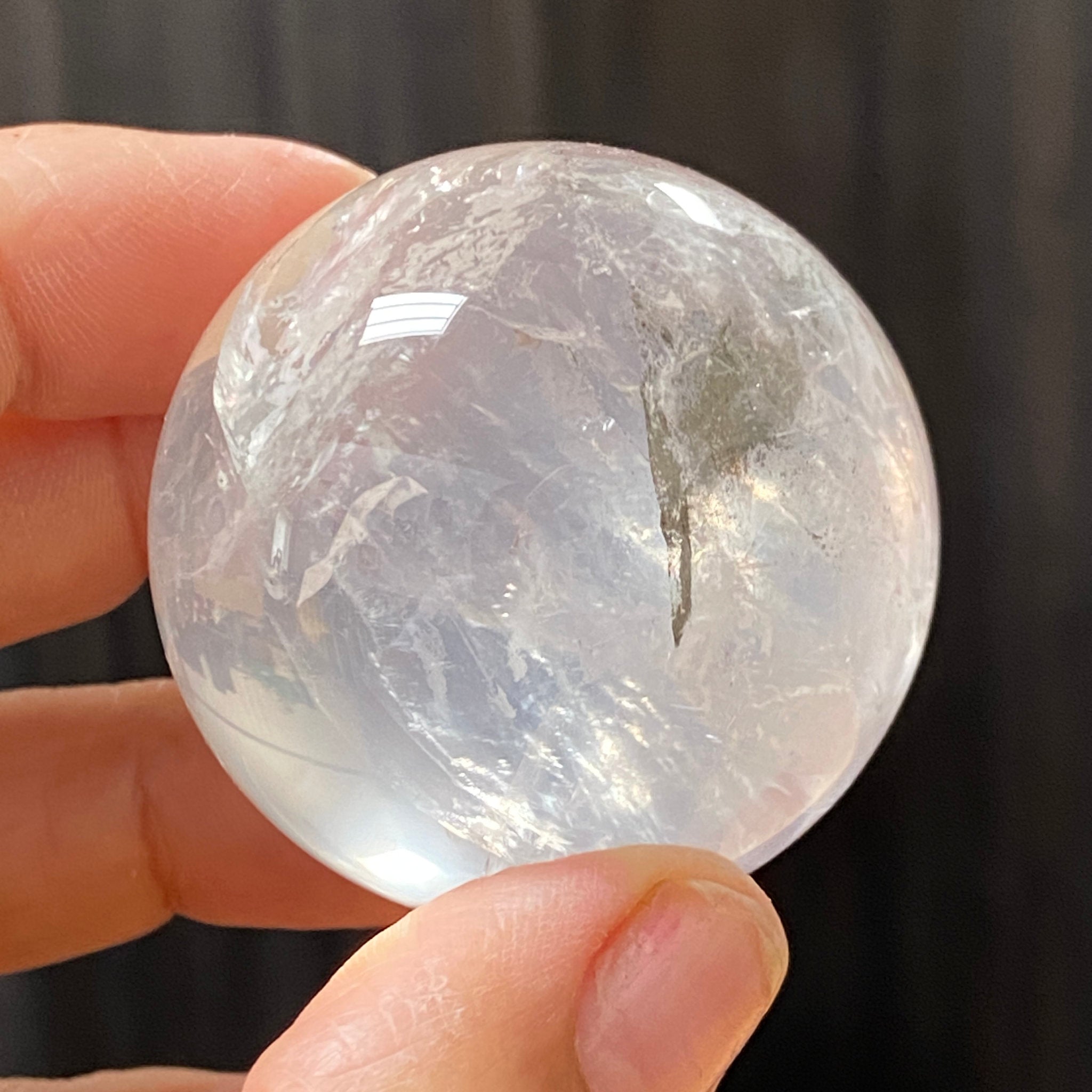 Girasol Quartz with Fuchsite Sphere