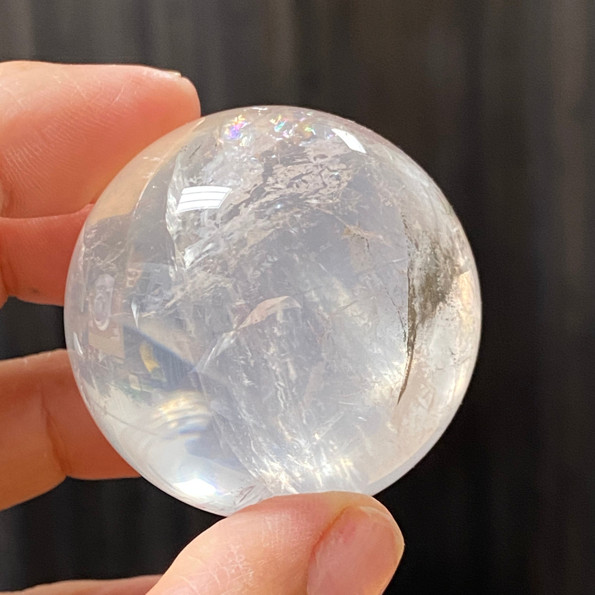 Girasol Quartz with Fuchsite Sphere