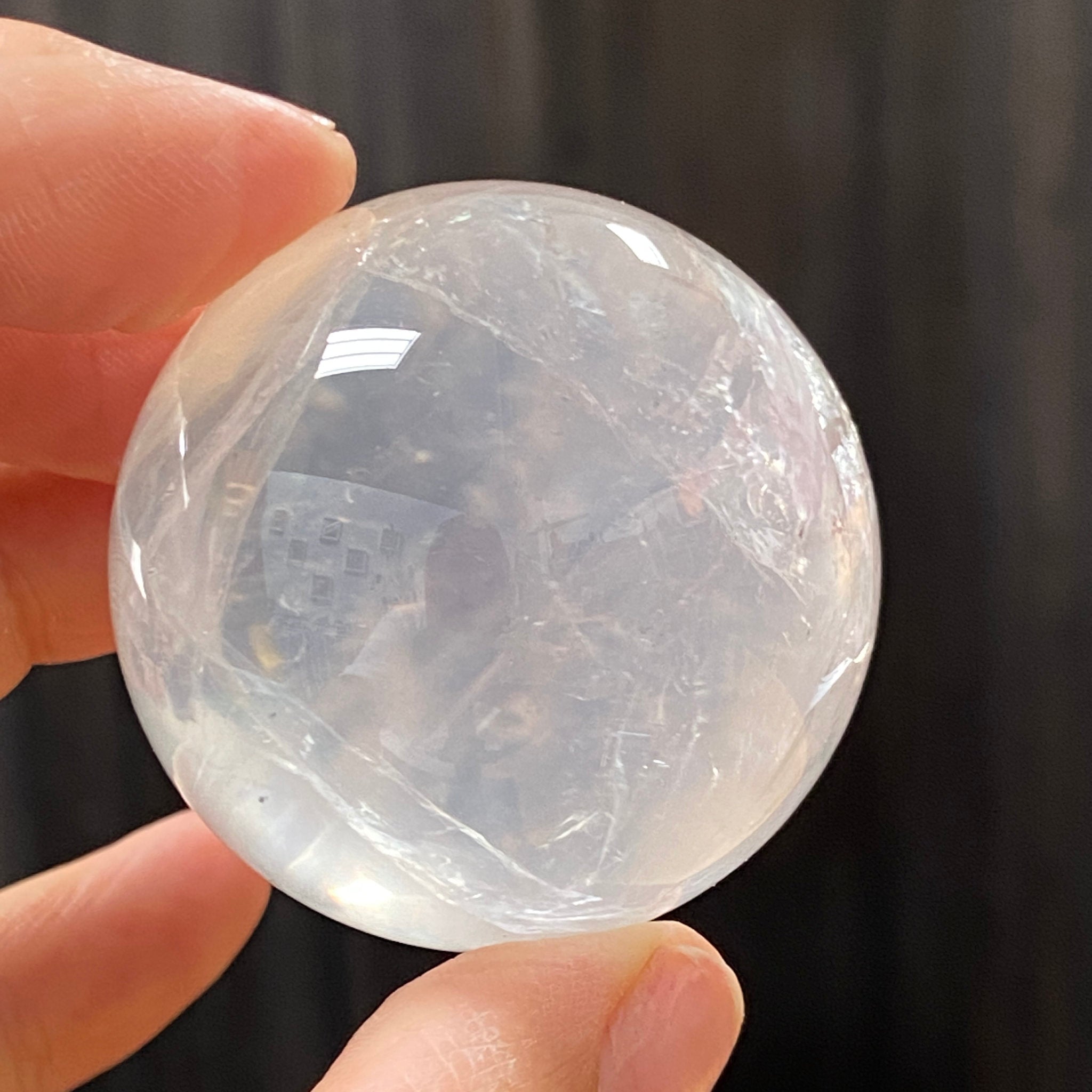 Girasol Quartz with Fuchsite Sphere