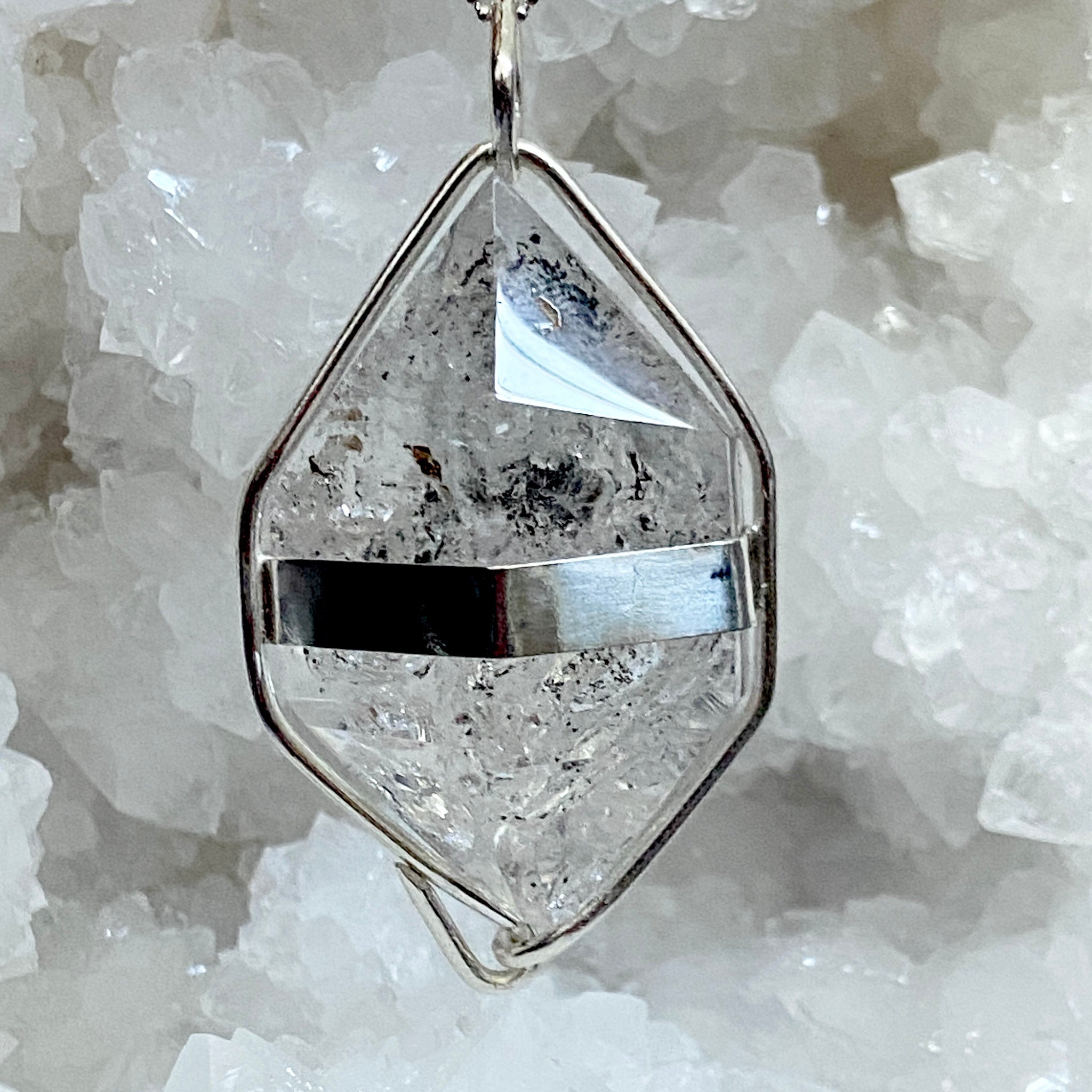 Clear Quartz Pendant - Bespoke by Song of the Sea