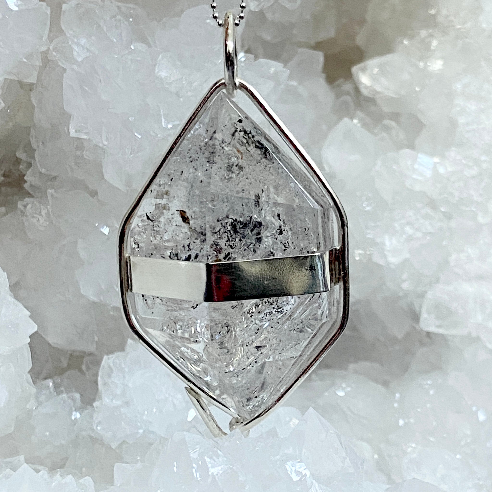 Clear Quartz Pendant - Bespoke by Song of the Sea