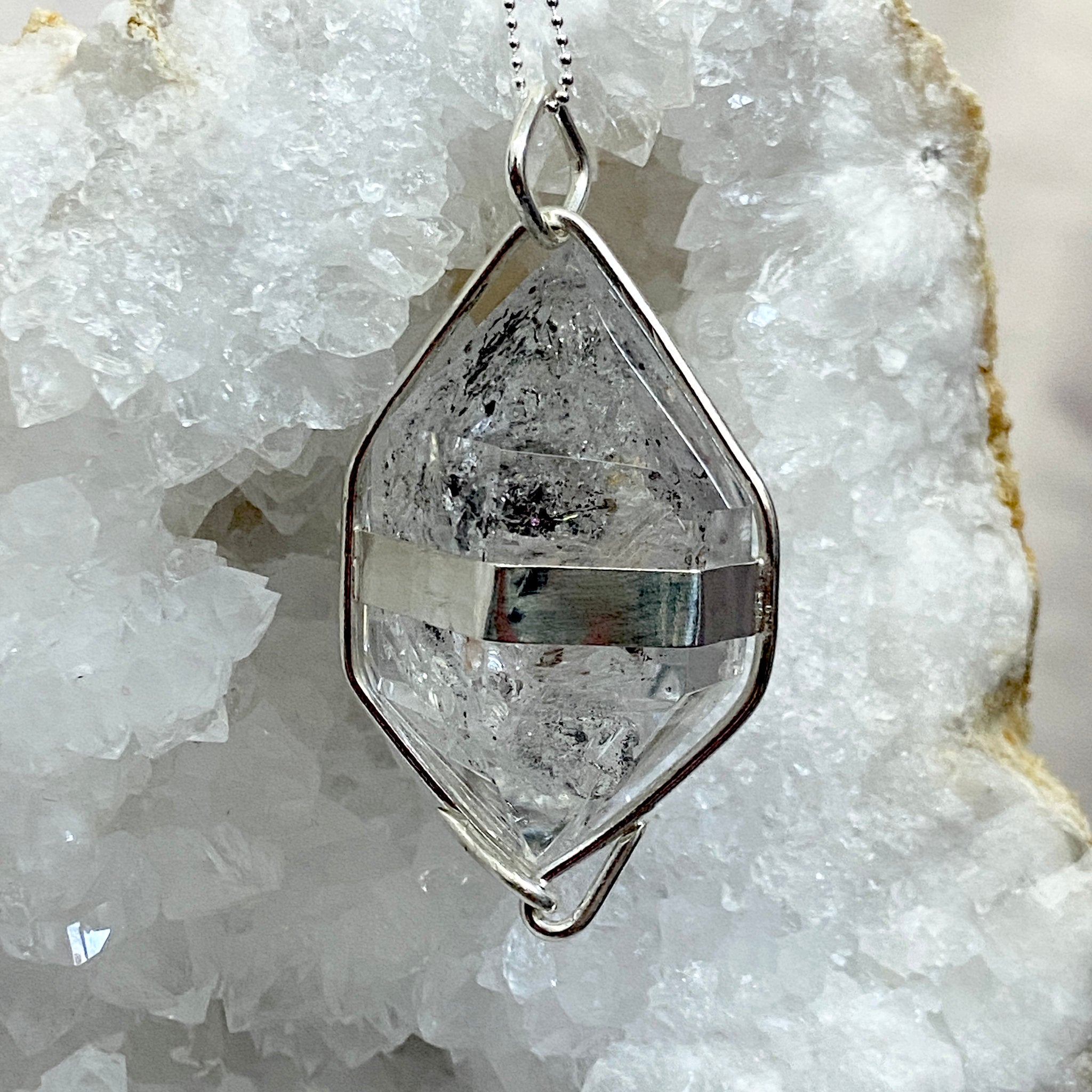 Clear Quartz Pendant - Bespoke by Song of the Sea