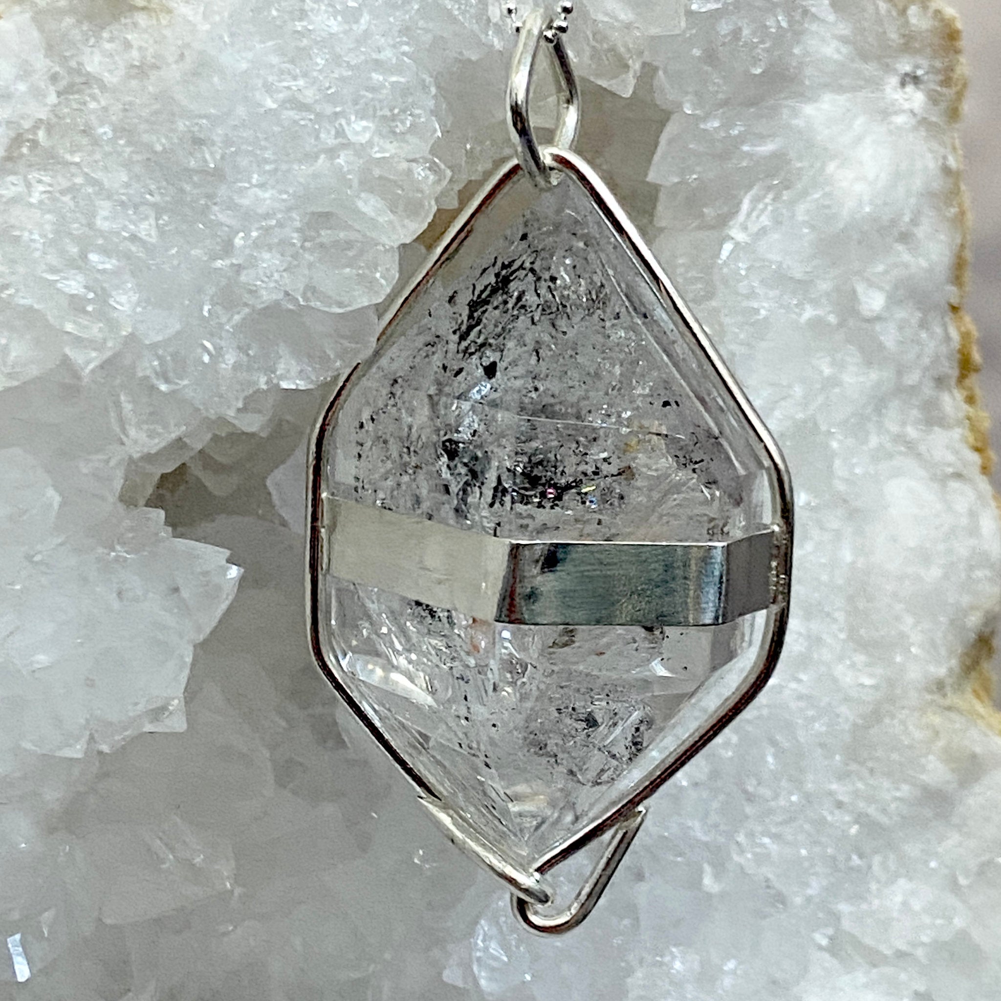Clear Quartz Pendant - Bespoke by Song of the Sea