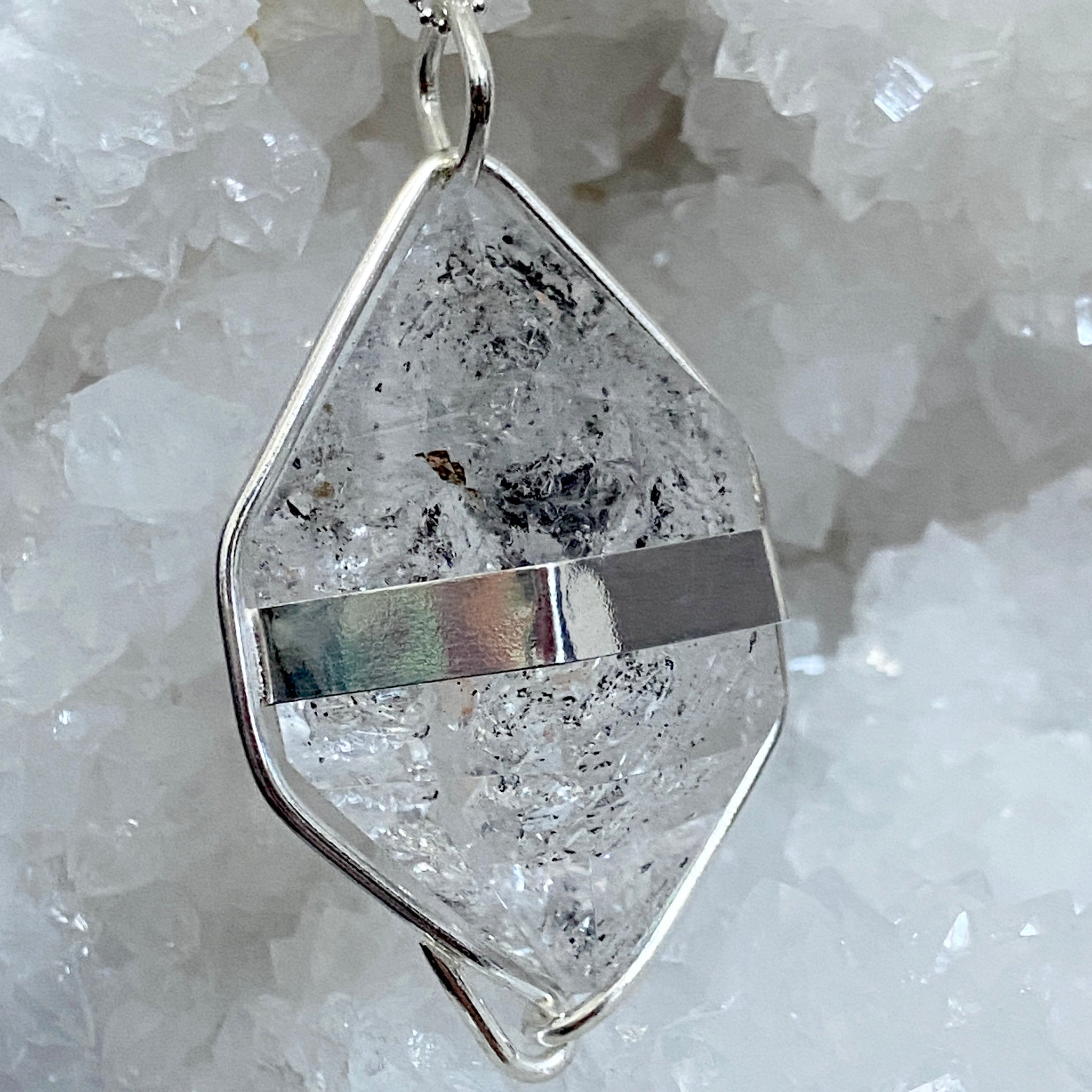 Clear Quartz Pendant - Bespoke by Song of the Sea
