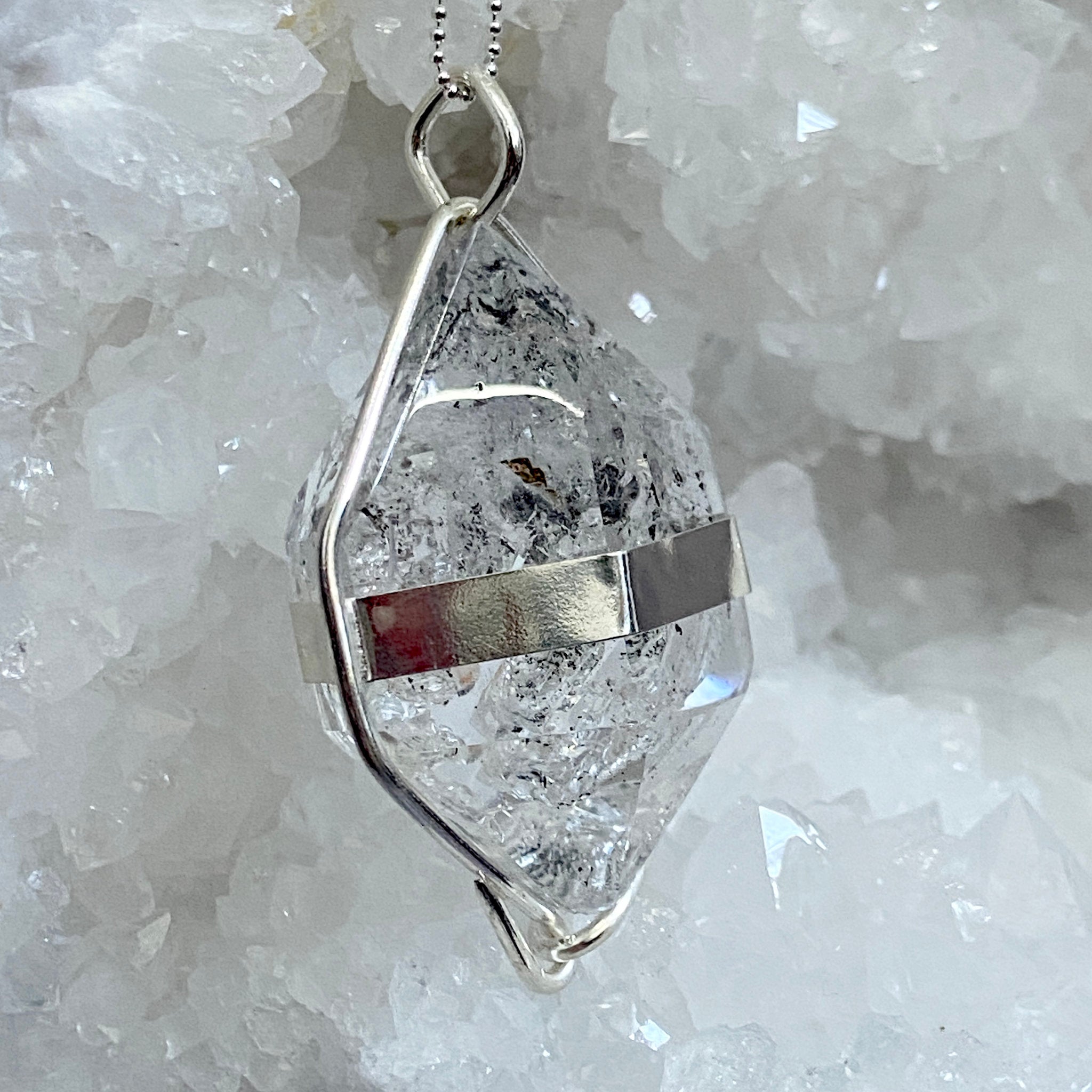 Clear Quartz Pendant - Bespoke by Song of the Sea