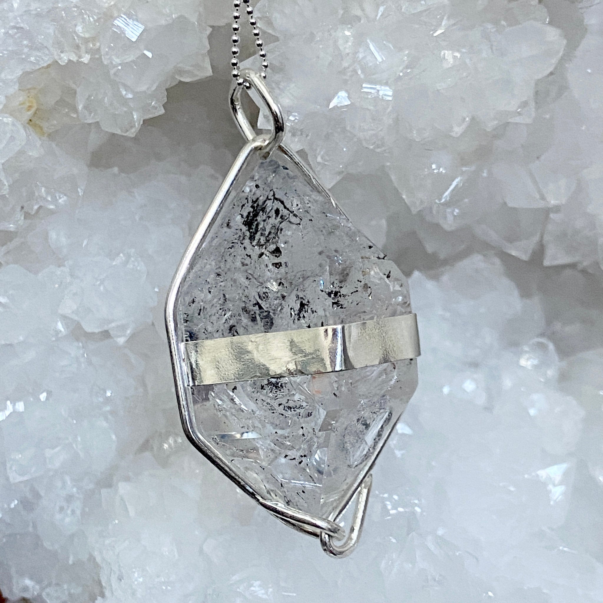 Clear Quartz Pendant - Bespoke by Song of the Sea