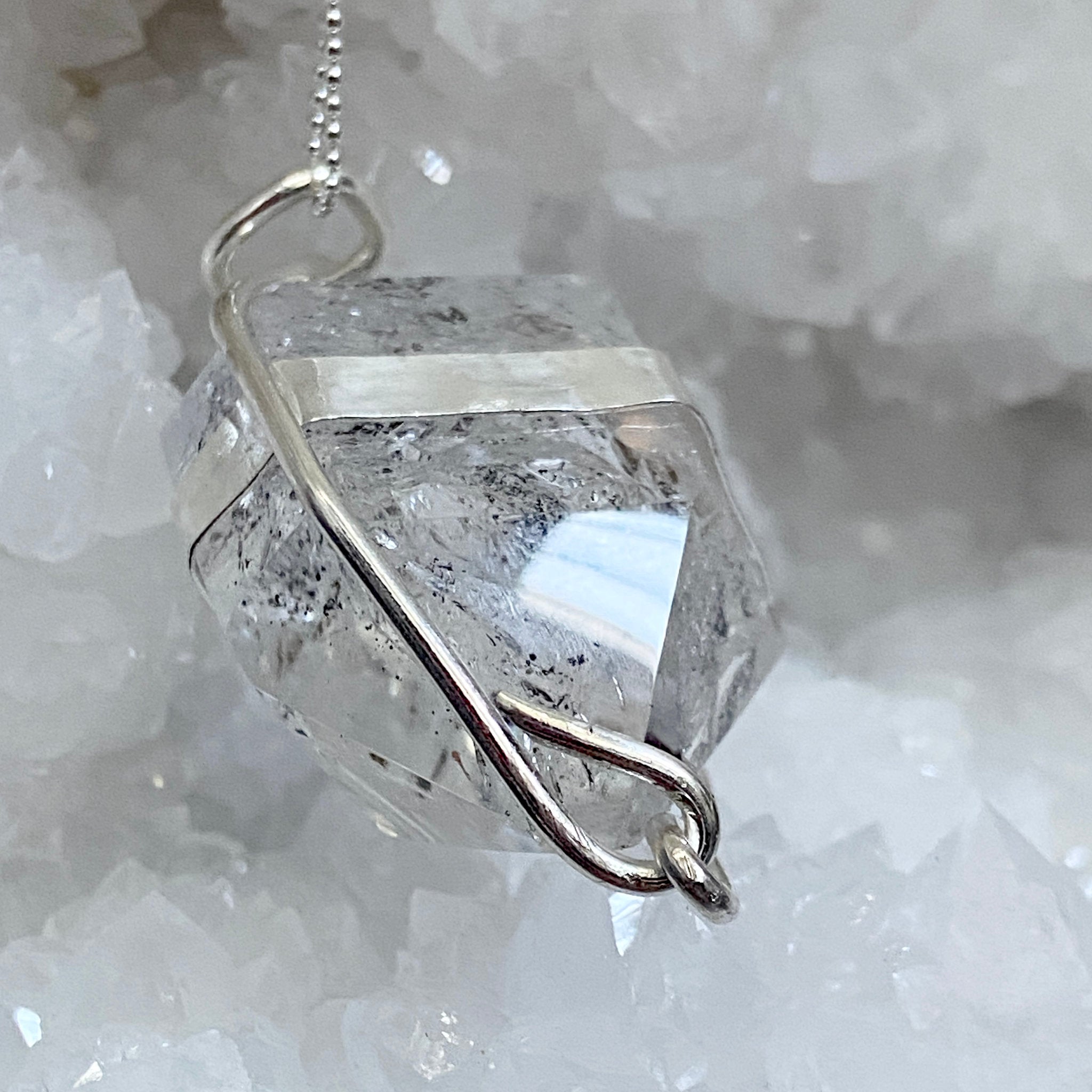 Clear Quartz Pendant - Bespoke by Song of the Sea
