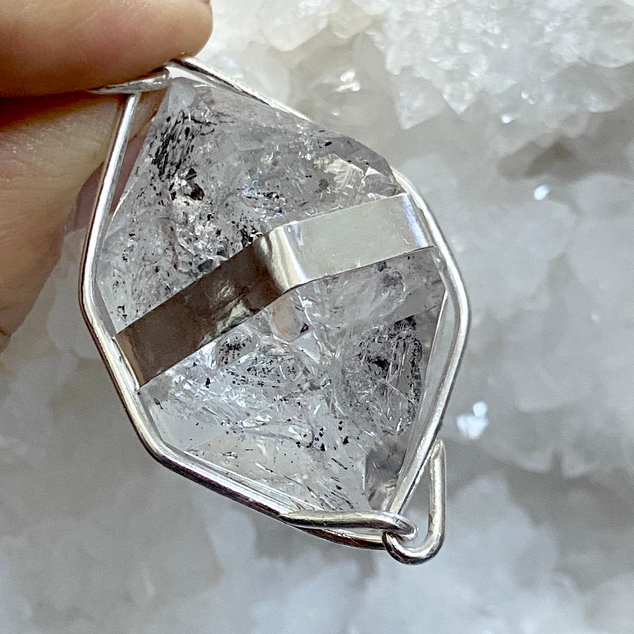 Clear Quartz Pendant - Bespoke by Song of the Sea