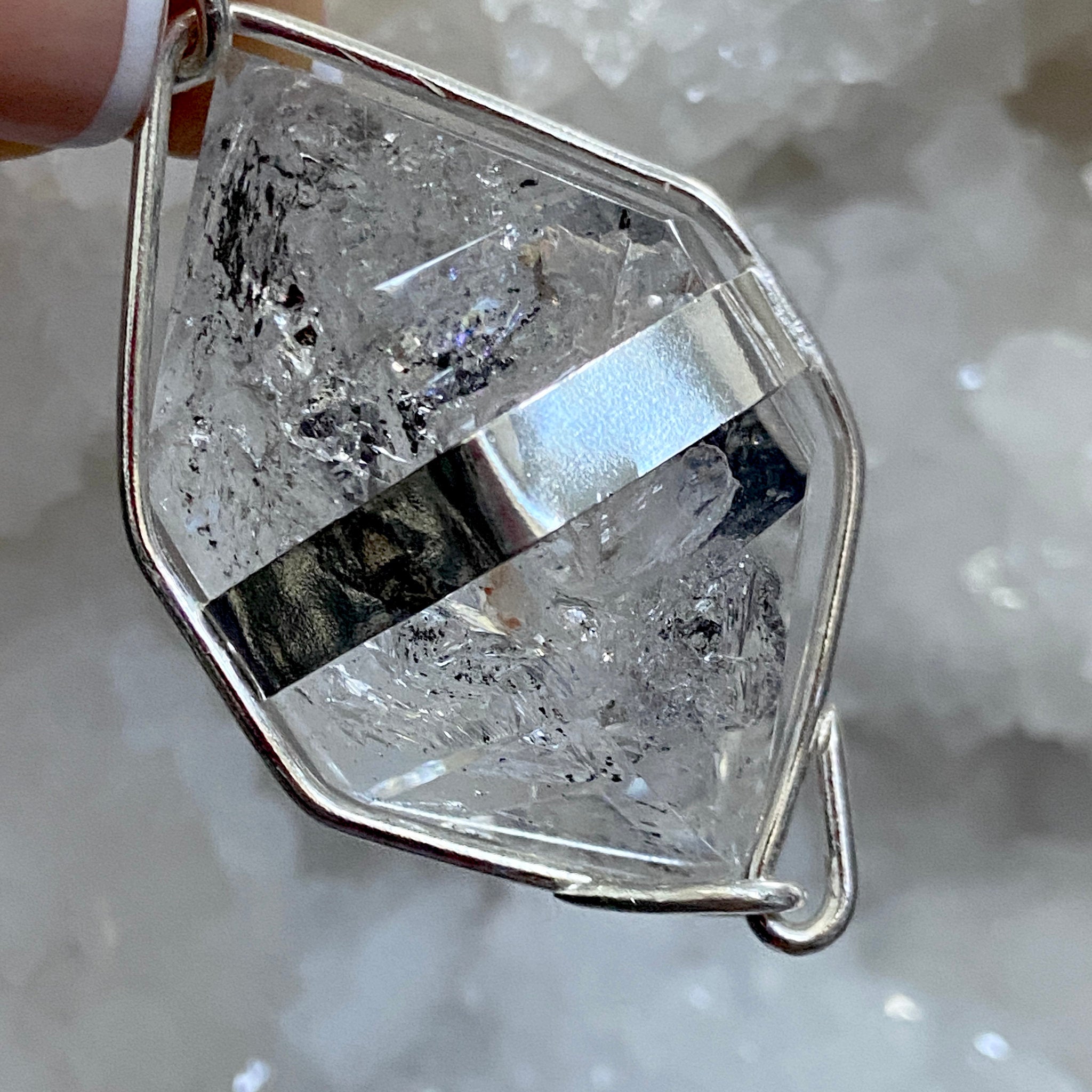 Clear Quartz Pendant - Bespoke by Song of the Sea