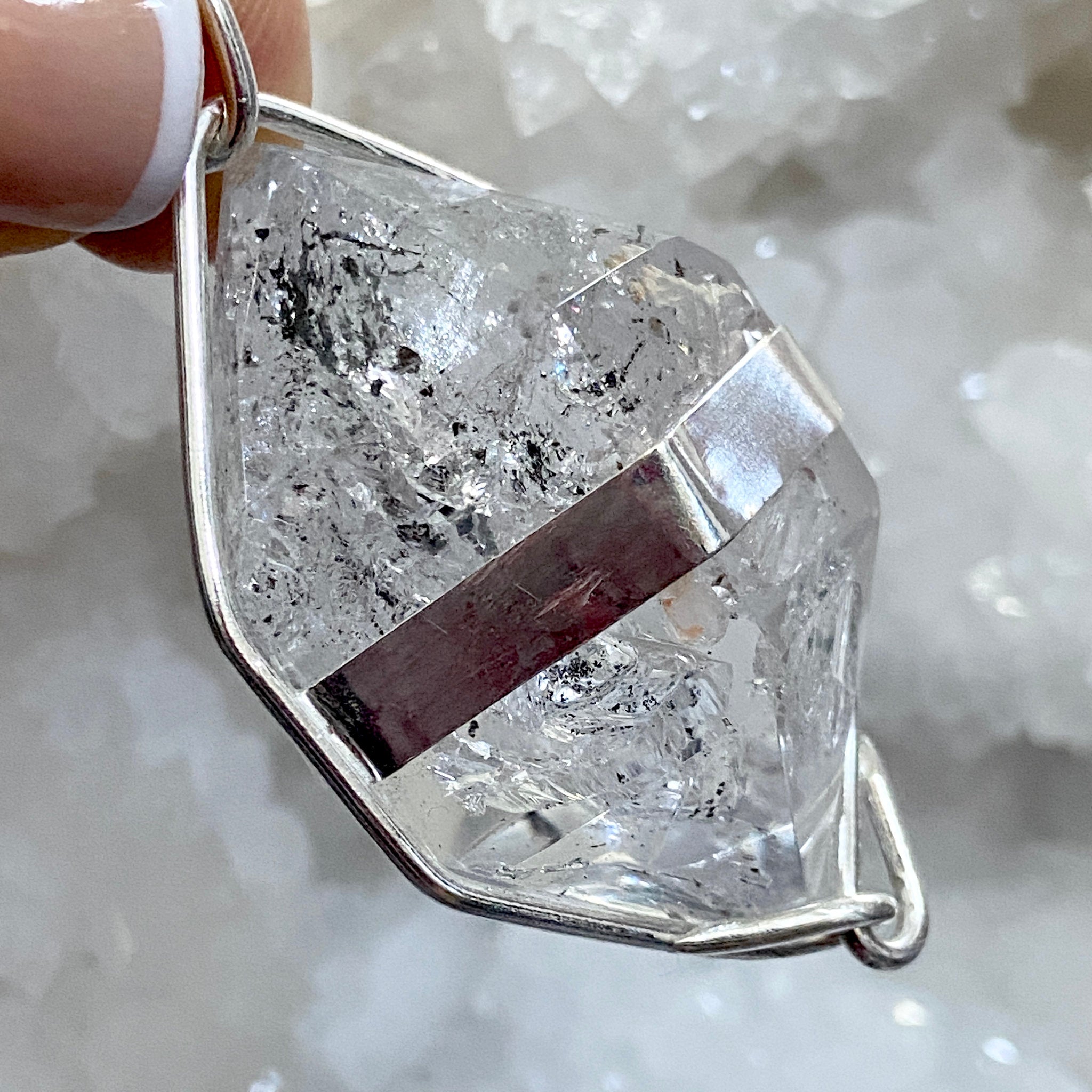 Clear Quartz Pendant - Bespoke by Song of the Sea