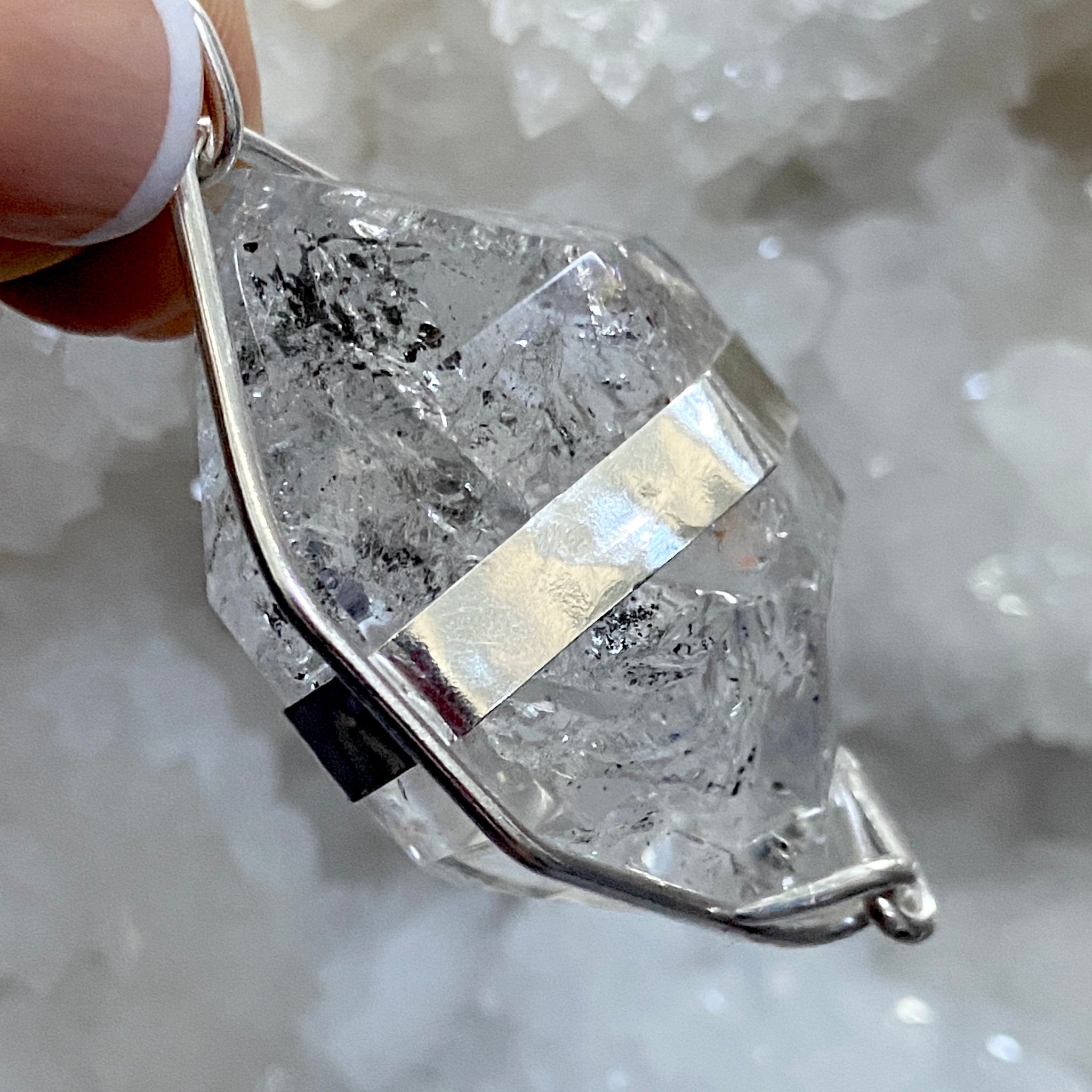 Clear Quartz Pendant - Bespoke by Song of the Sea