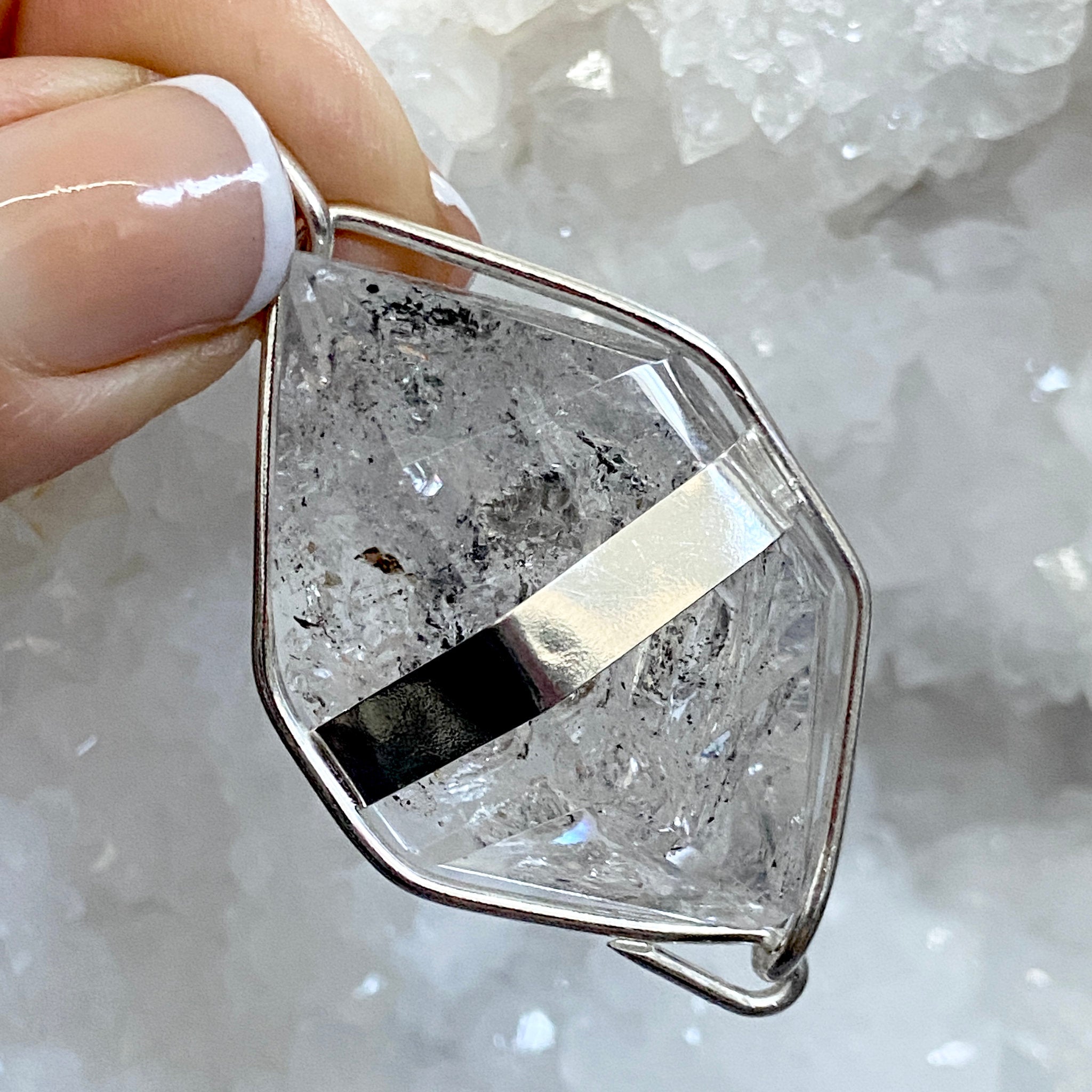 Clear Quartz Pendant - Bespoke by Song of the Sea