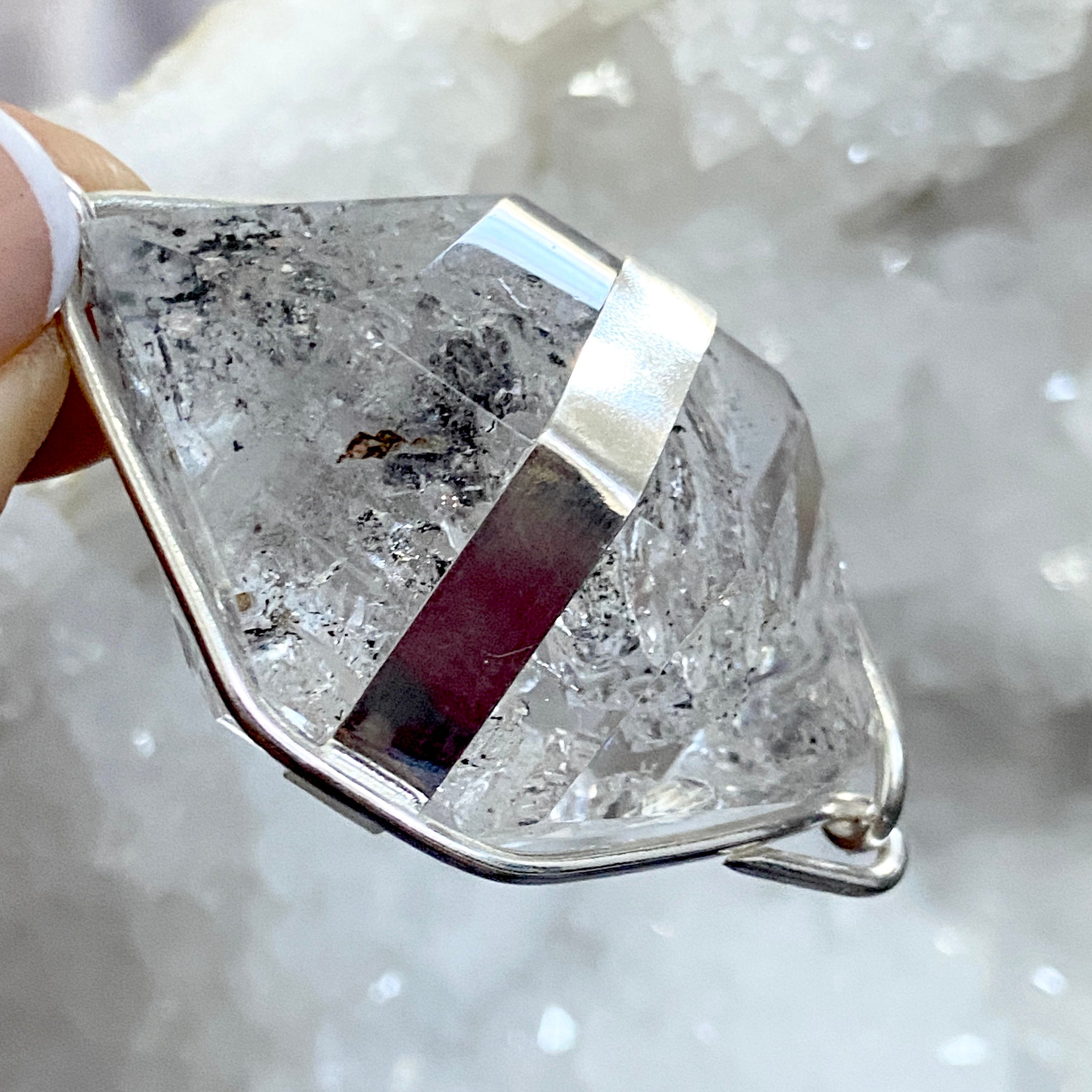 Clear Quartz Pendant - Bespoke by Song of the Sea