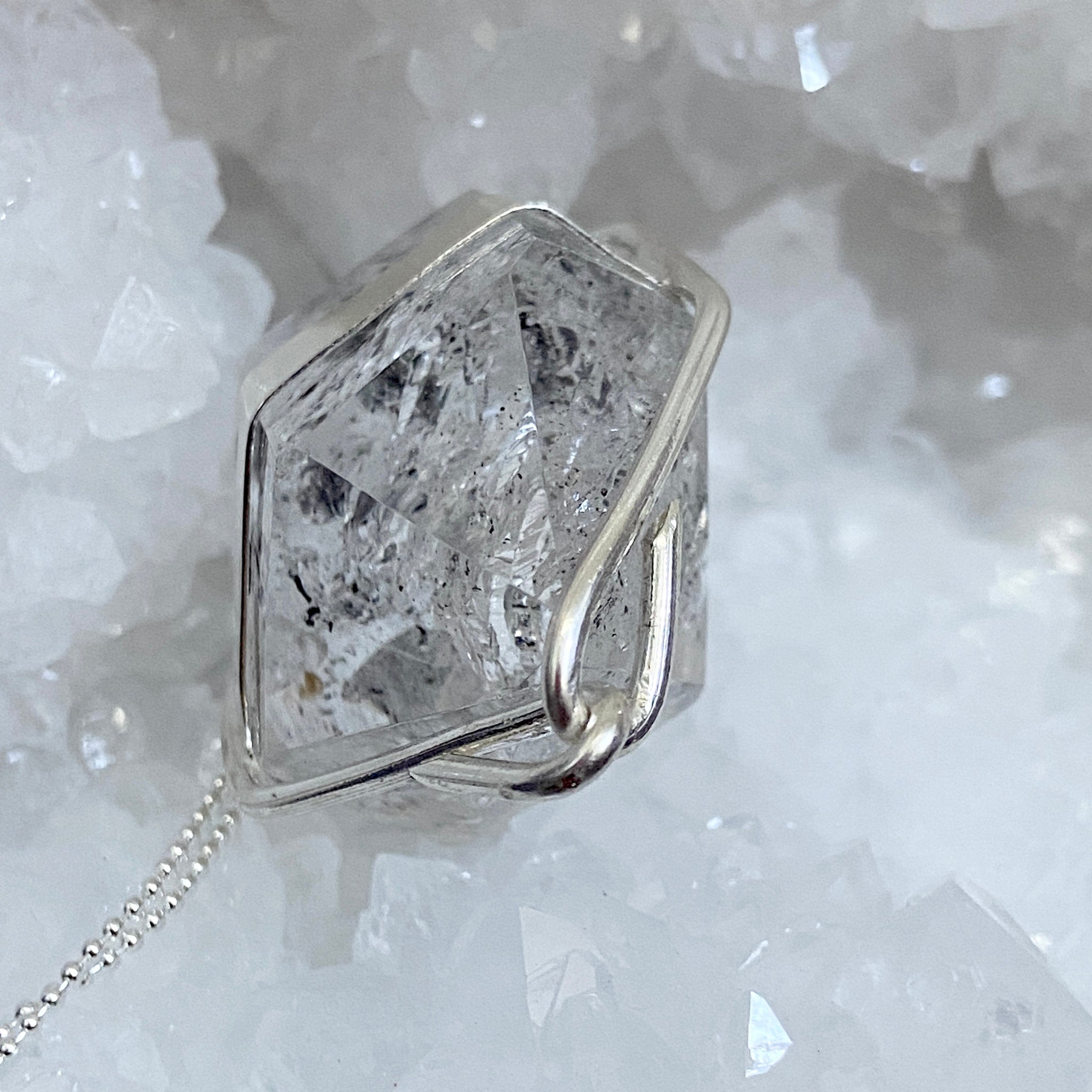 Clear Quartz Pendant - Bespoke by Song of the Sea